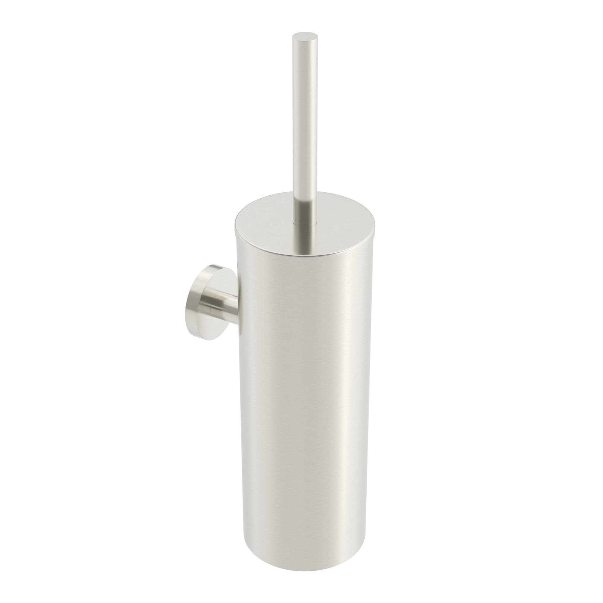 ICO Bath V92134 Wall-Mounted Toilet Brush - Brushed Nickel