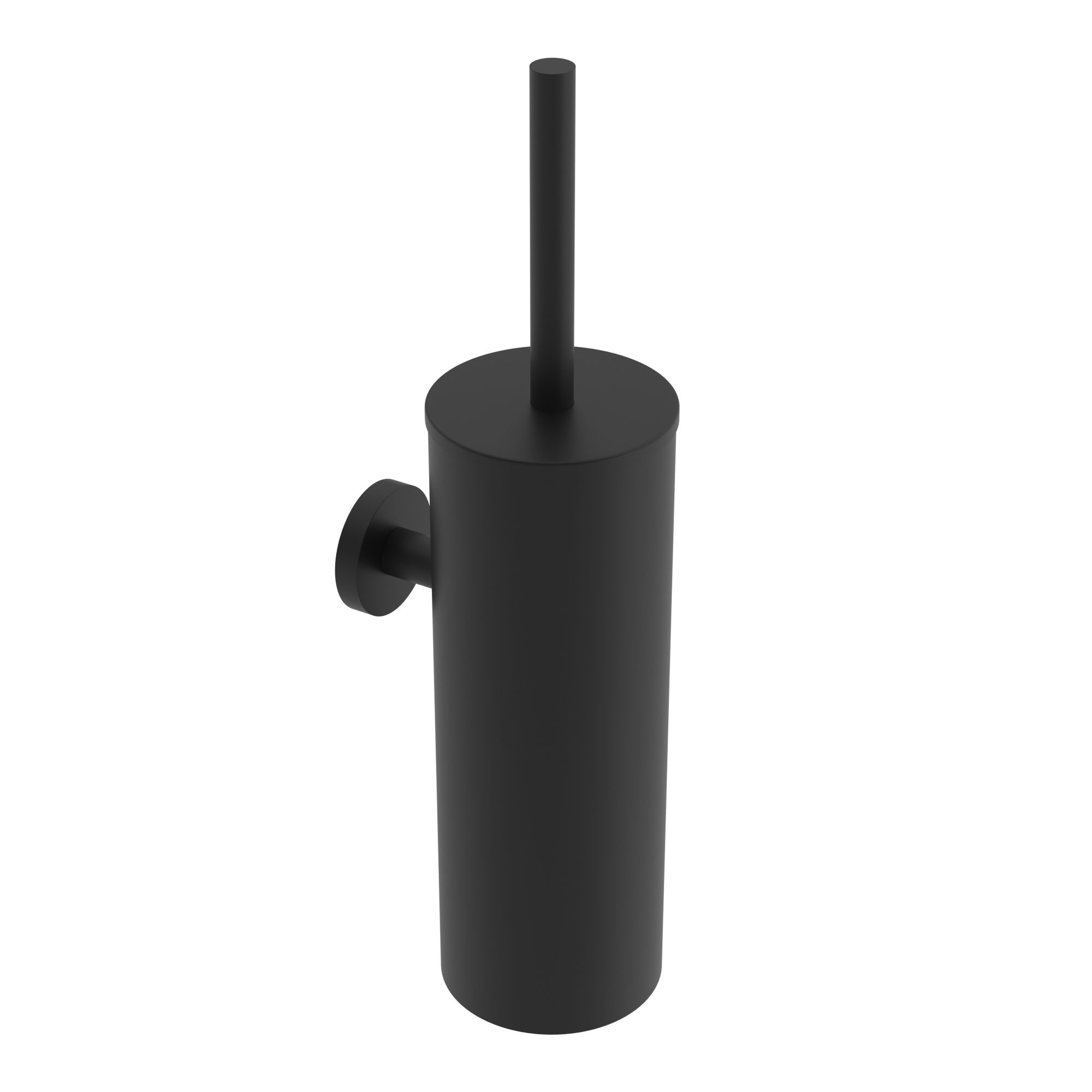 ICO Bath V92135 Wall-Mounted Toilet Brush - Matte Black