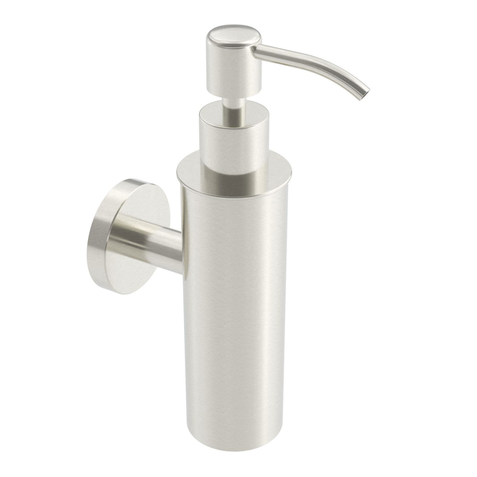 ICO Bath V92314 Wall-Mounted 150ml Soap Dispenser - Brushed Nickel