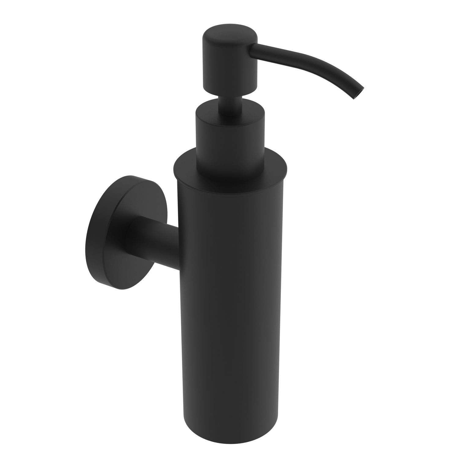 ICO Bath V92315 Wall-Mounted 150ml Soap Dispenser - Matte Black