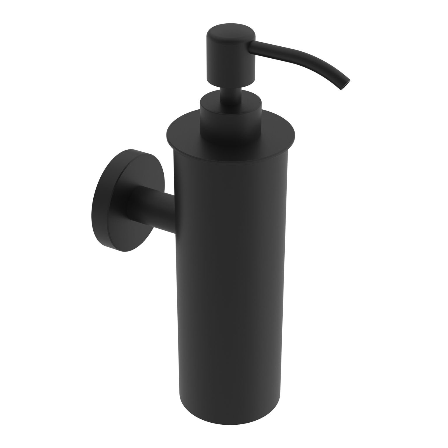 ICO Bath V92325 Wall-Mounted 250ml Soap Dispenser - Matte Black