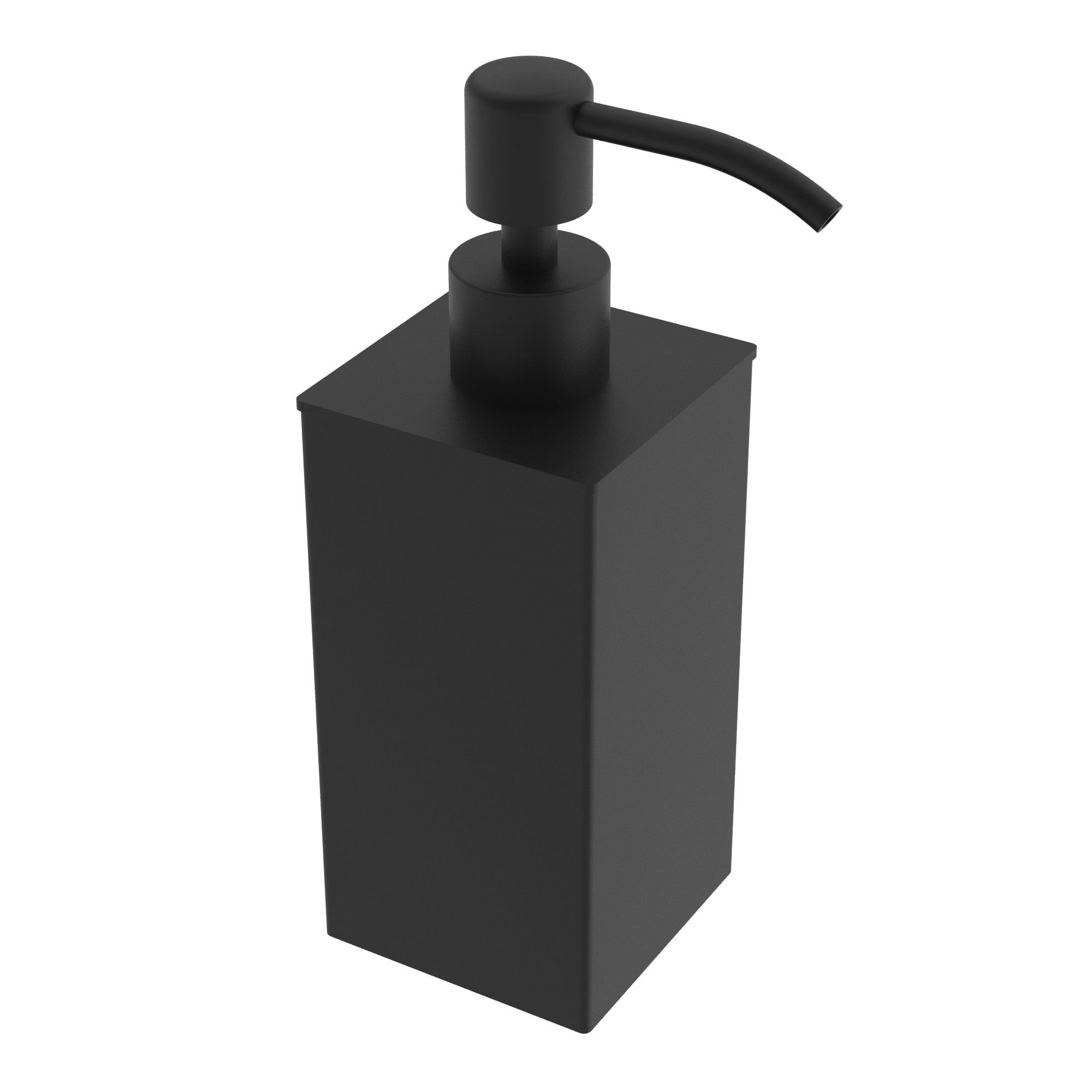 ICO Bath V92345 Freestanding 220ml Soap Dispenser - Matte Black