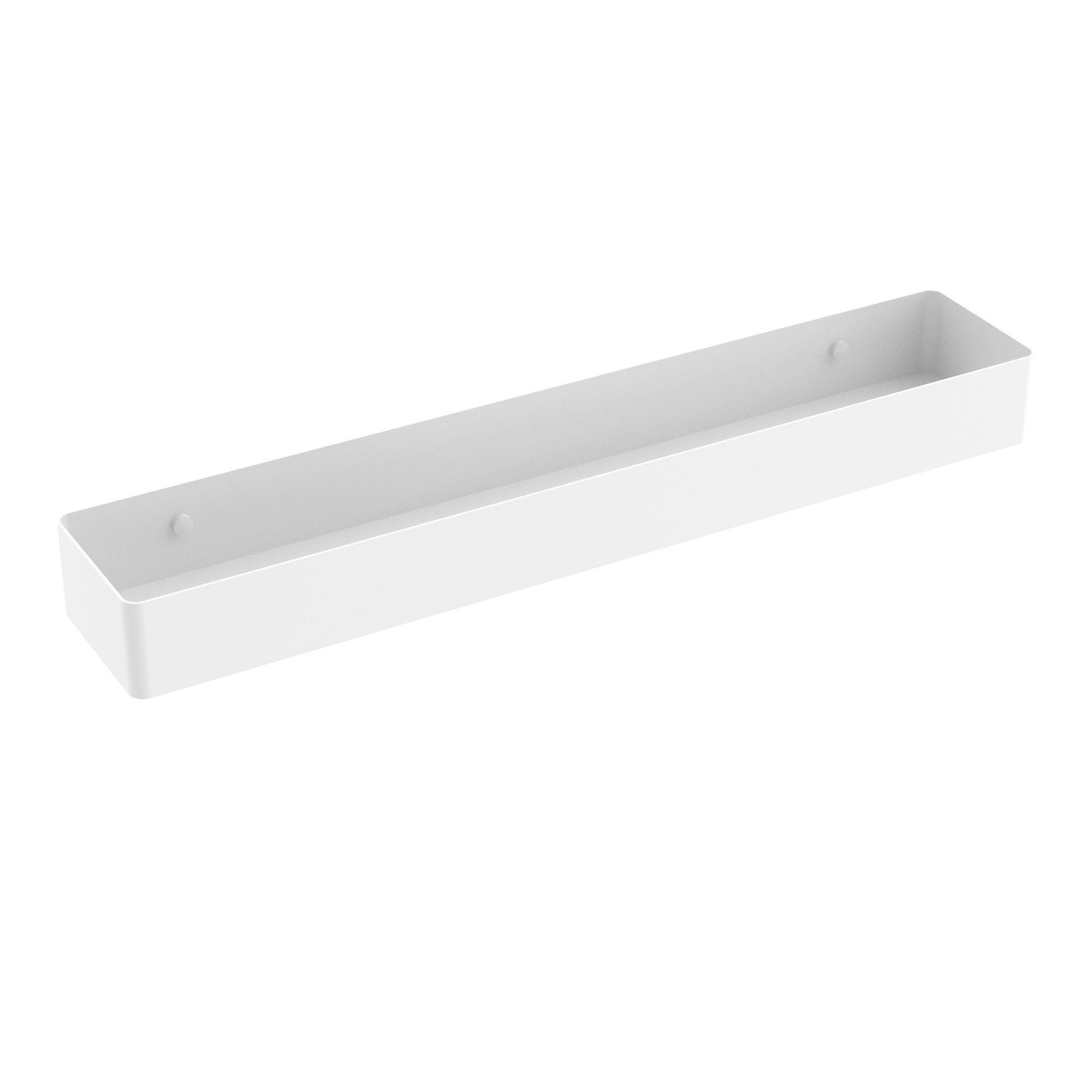 ICO Bath V92532 Wall Shelf With Towel Cutout - Matte White