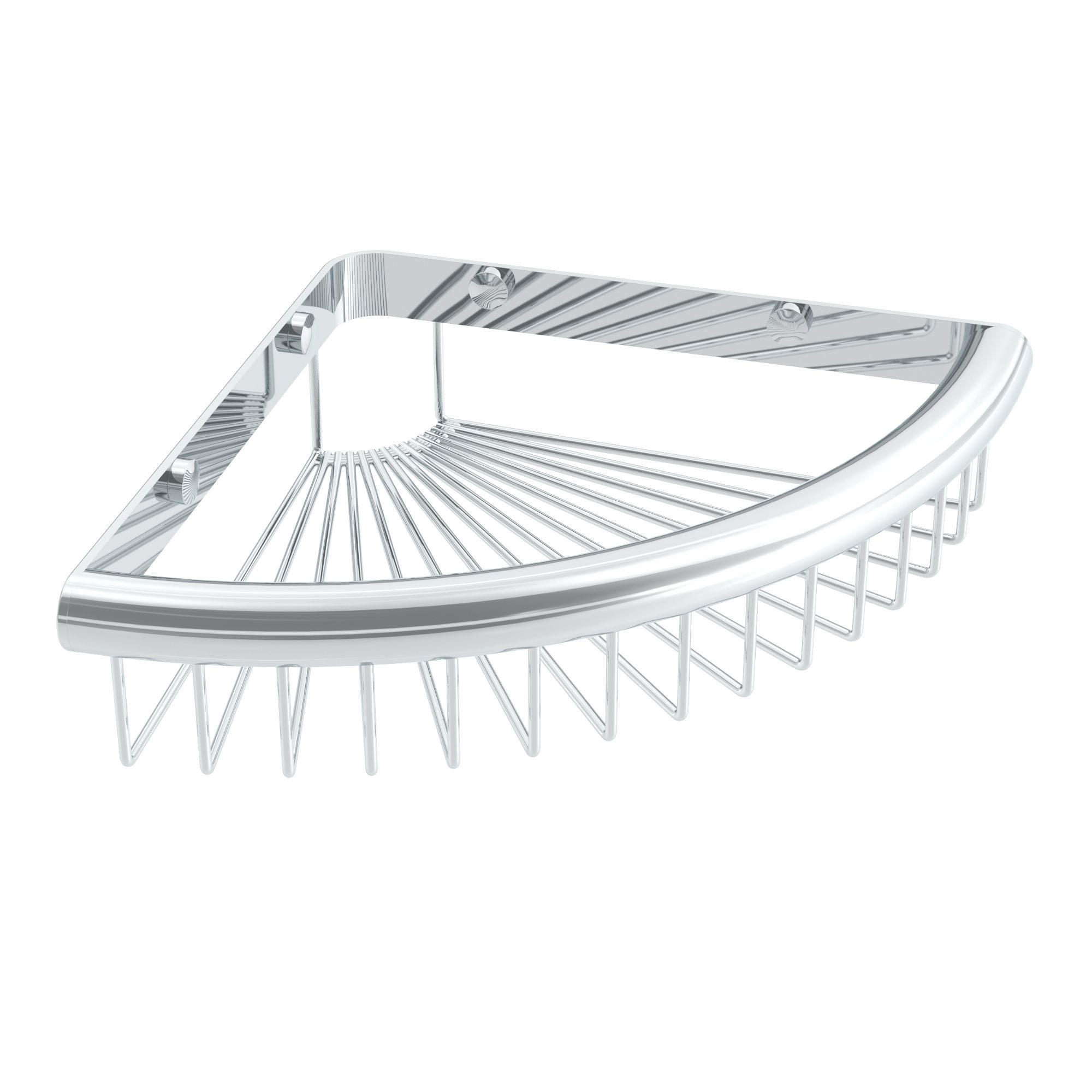 ICO Bath V93213 Corner Shower Basket - Chrome