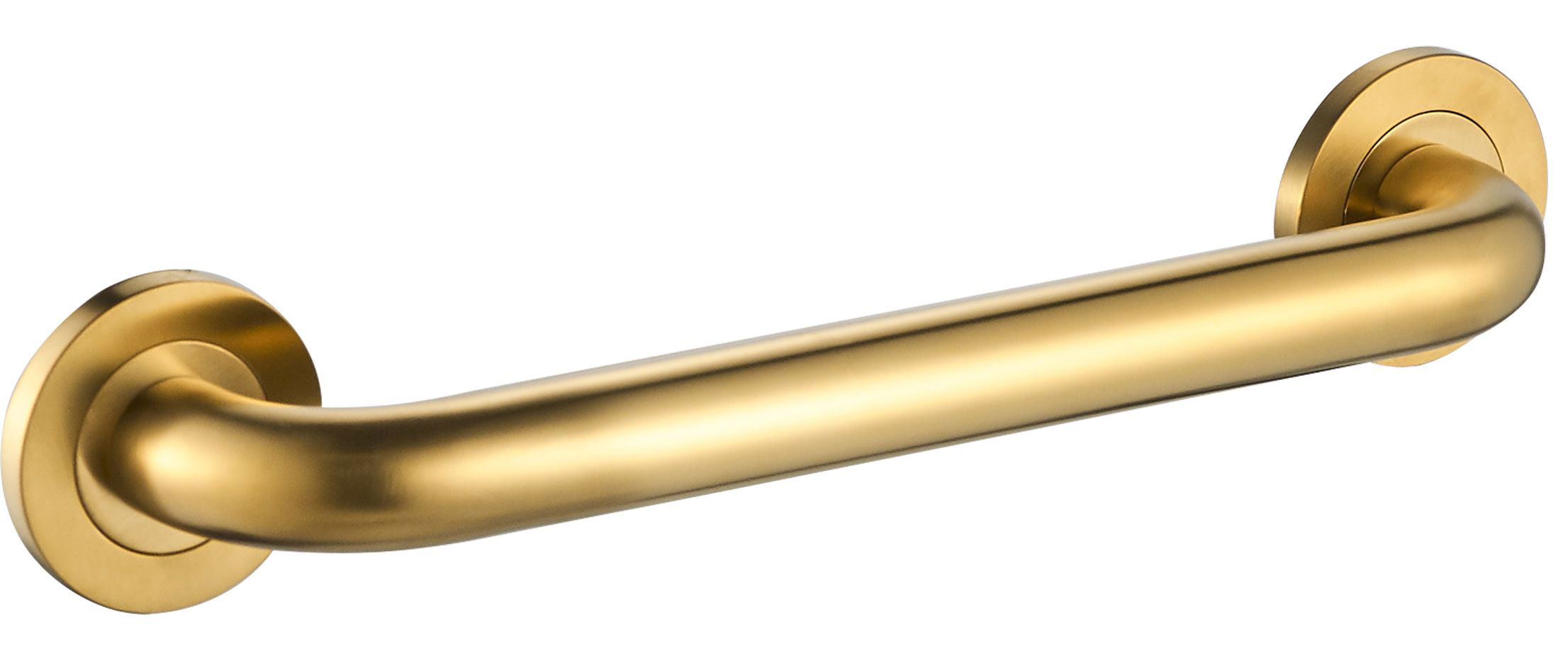 ICO Bath V94138 12" Round Grab Bar - PVD Brushed Gold