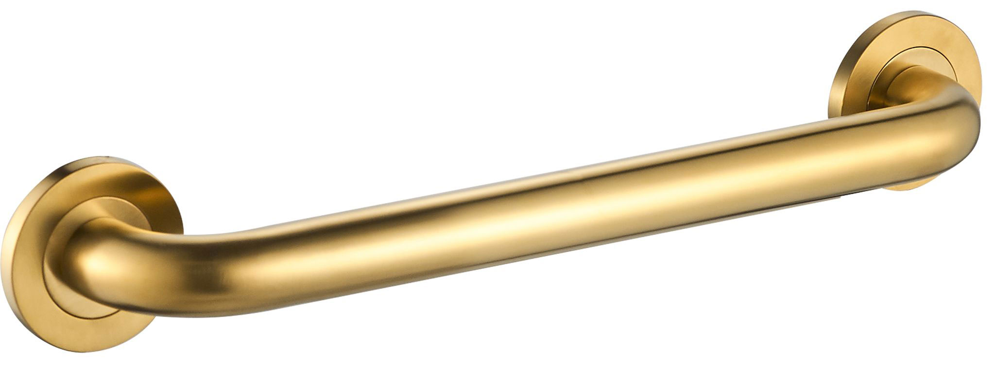 ICO Bath V94148 18" Round Grab Bar - PVD Brushed Gold