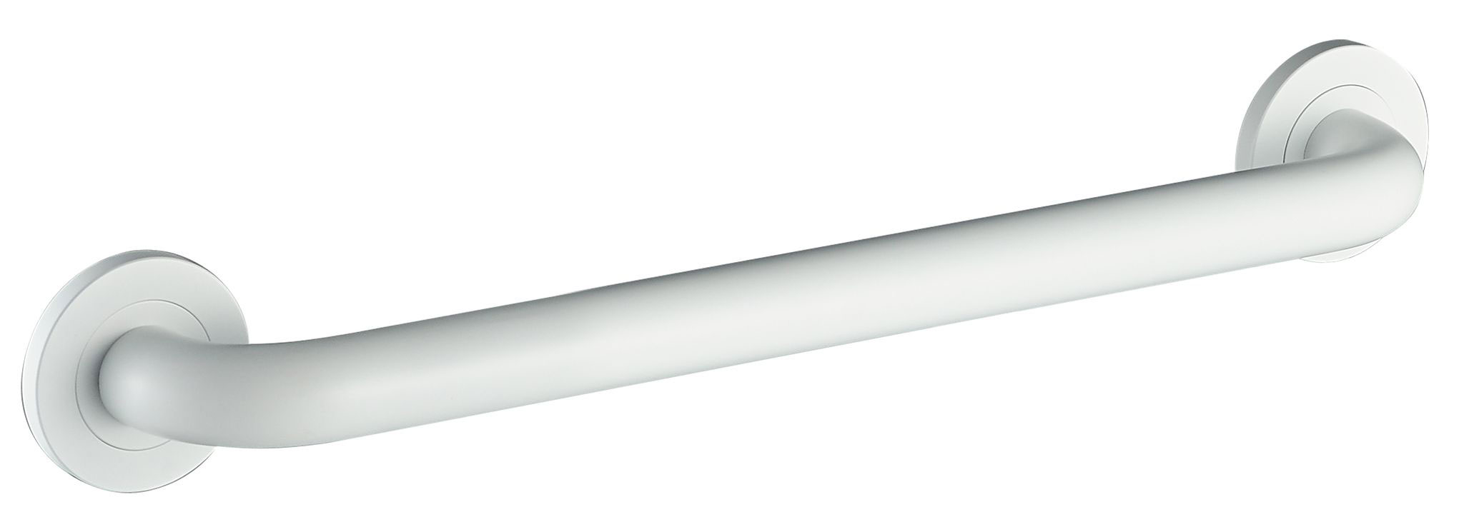 ICO Bath V94152 24" Round Grab Bar - Matte White