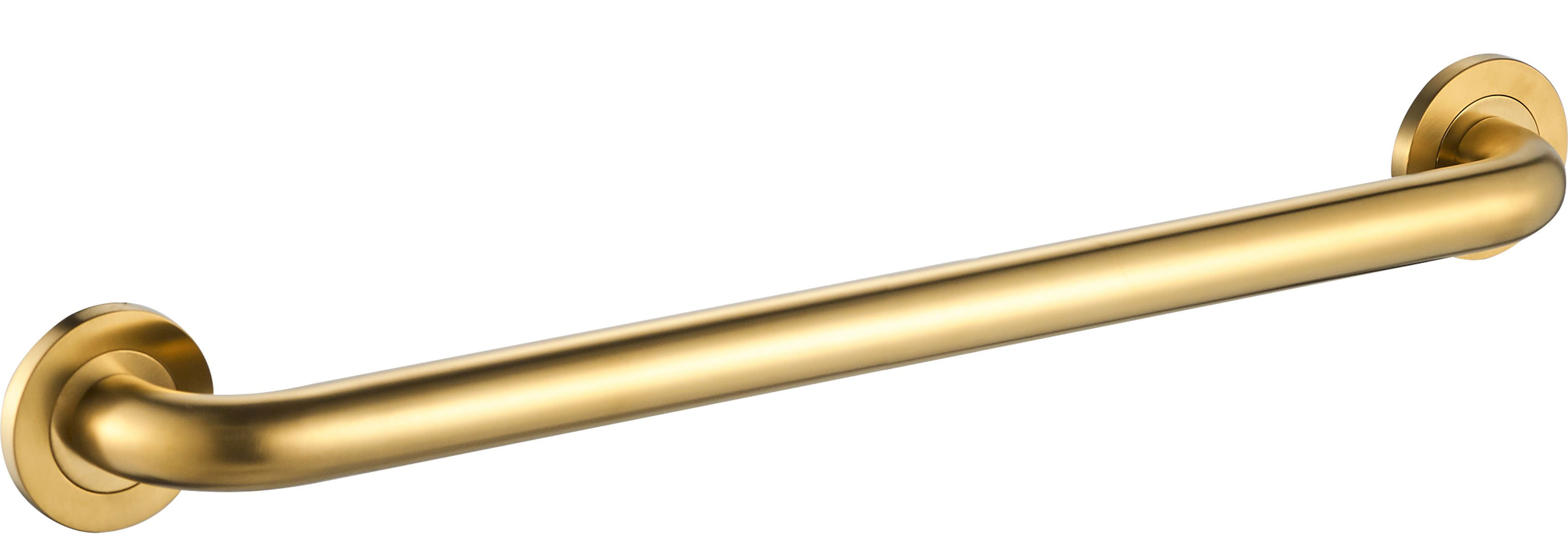 ICO Bath V94168 30" Round Grab Bar - PVD Brushed Gold