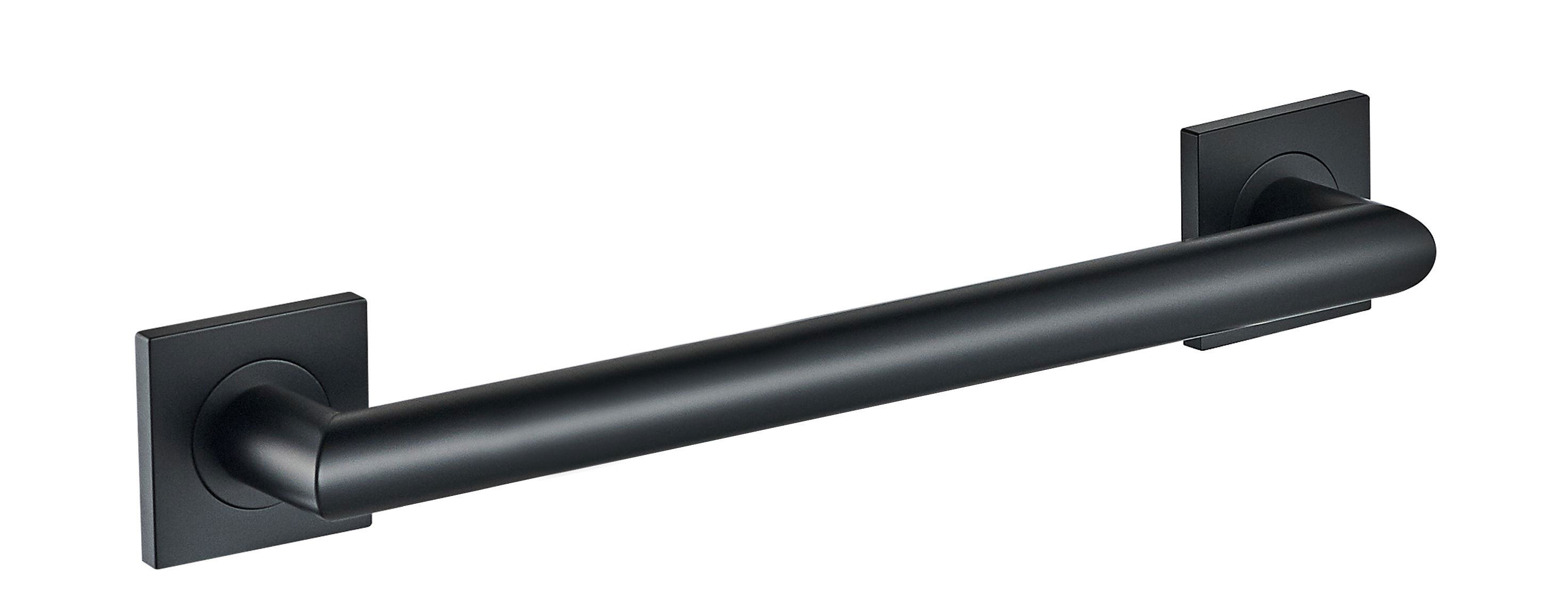 ICO Bath V94345 18" Crater Grab Bar - Matte Black