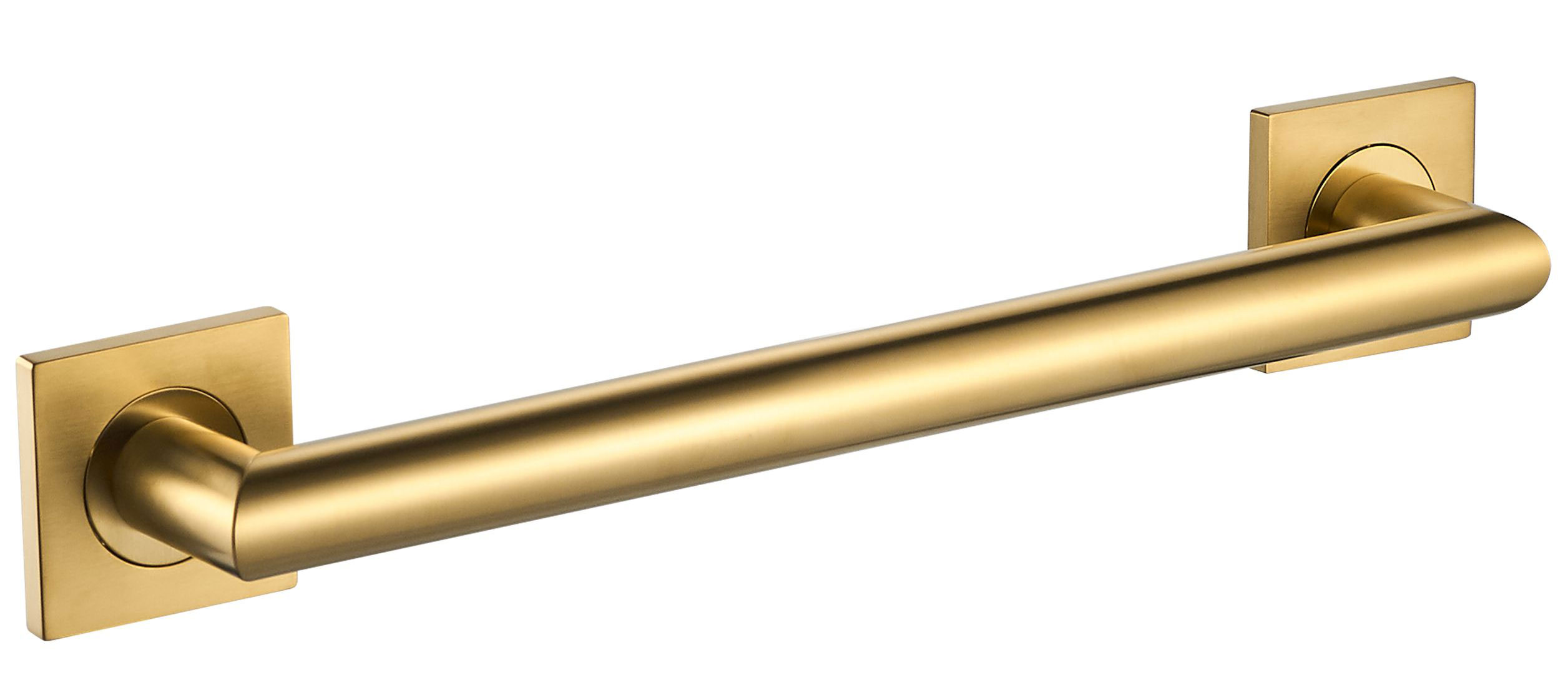 ICO Bath V94348 18" Crater Grab Bar - PVD Brushed Gold