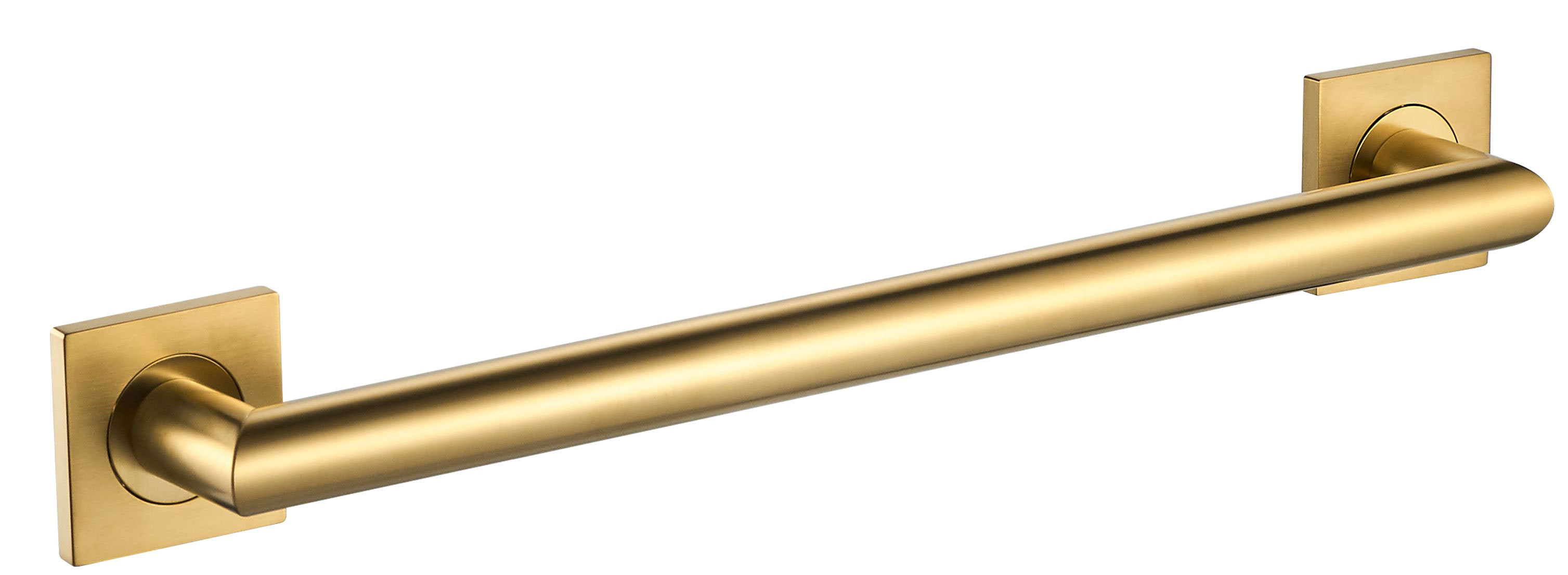 ICO Bath V94358 24" Crater Grab Bar - PVD Brushed Gold