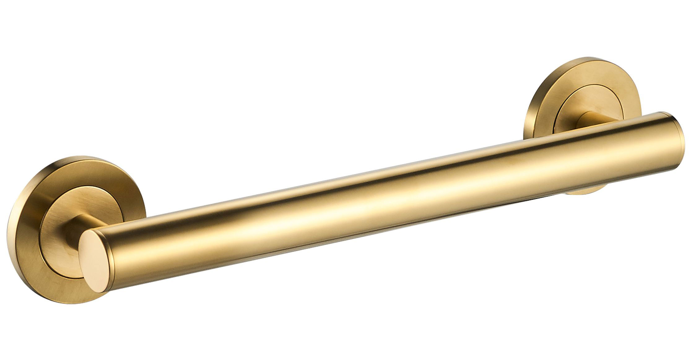 ICO Bath V94438 12" Lava Grab Bar - PVD Brushed Gold