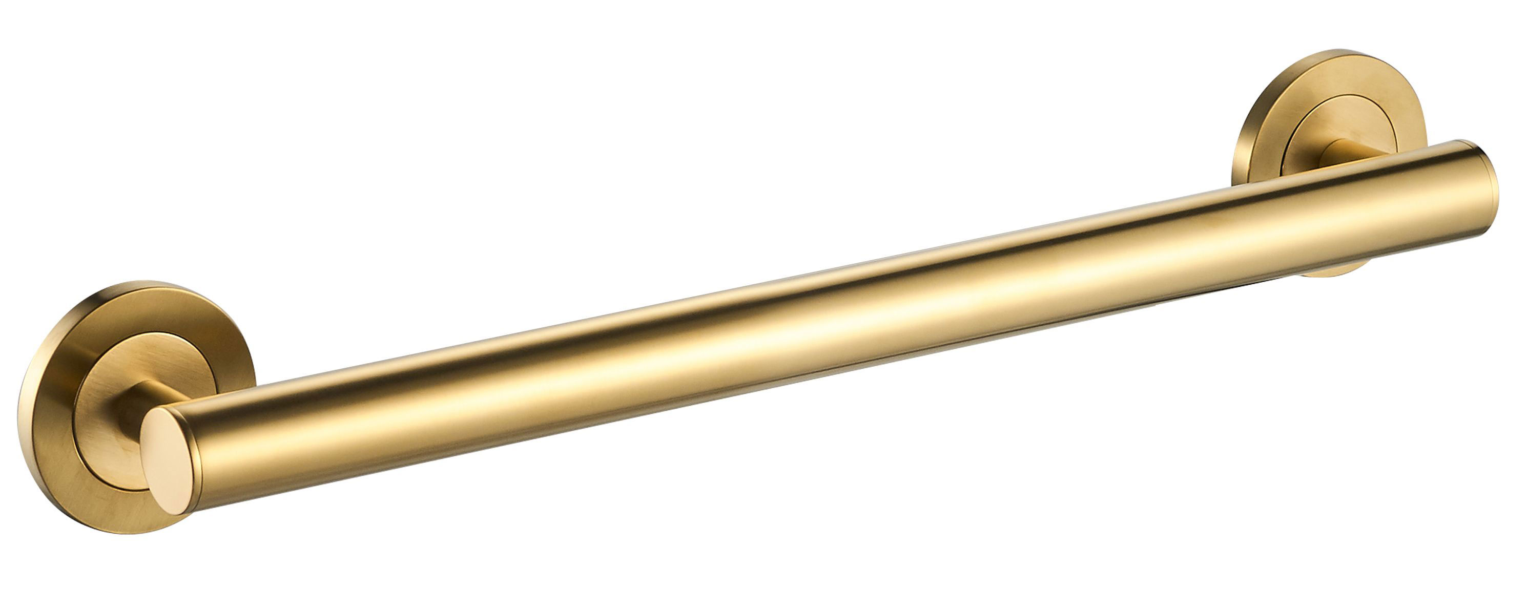 ICO Bath V94458 24" Lava Grab Bar - PVD Brushed Gold