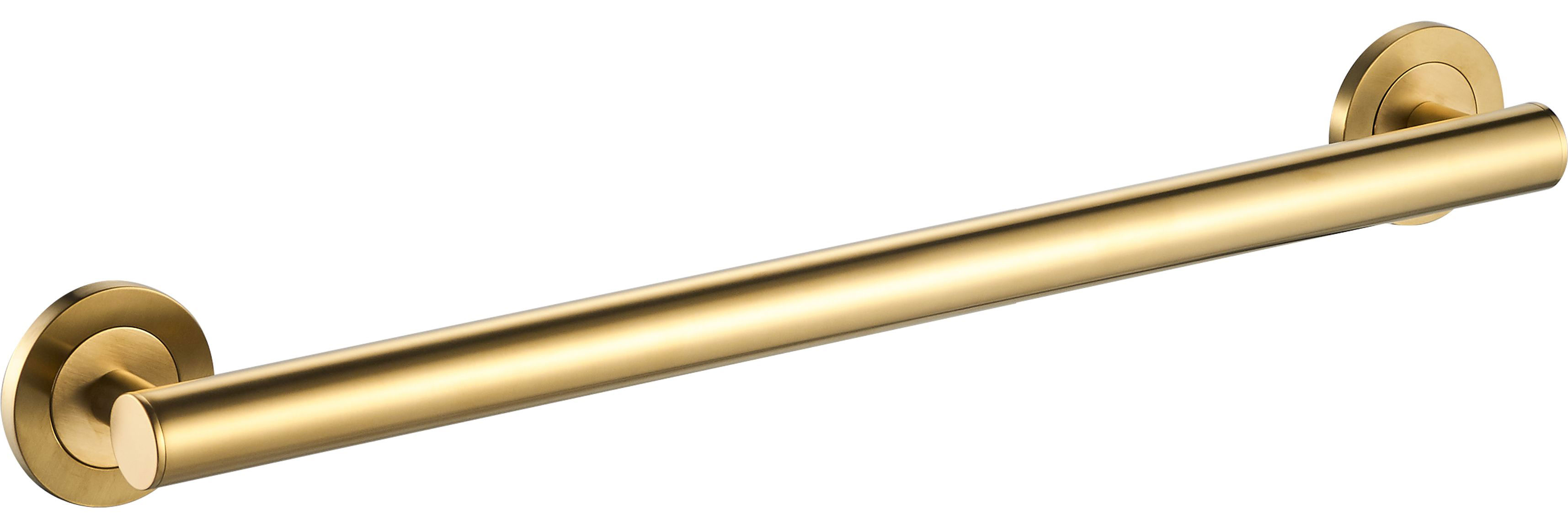 ICO Bath V94468 30" Lava Grab Bar - PVD Brushed Gold