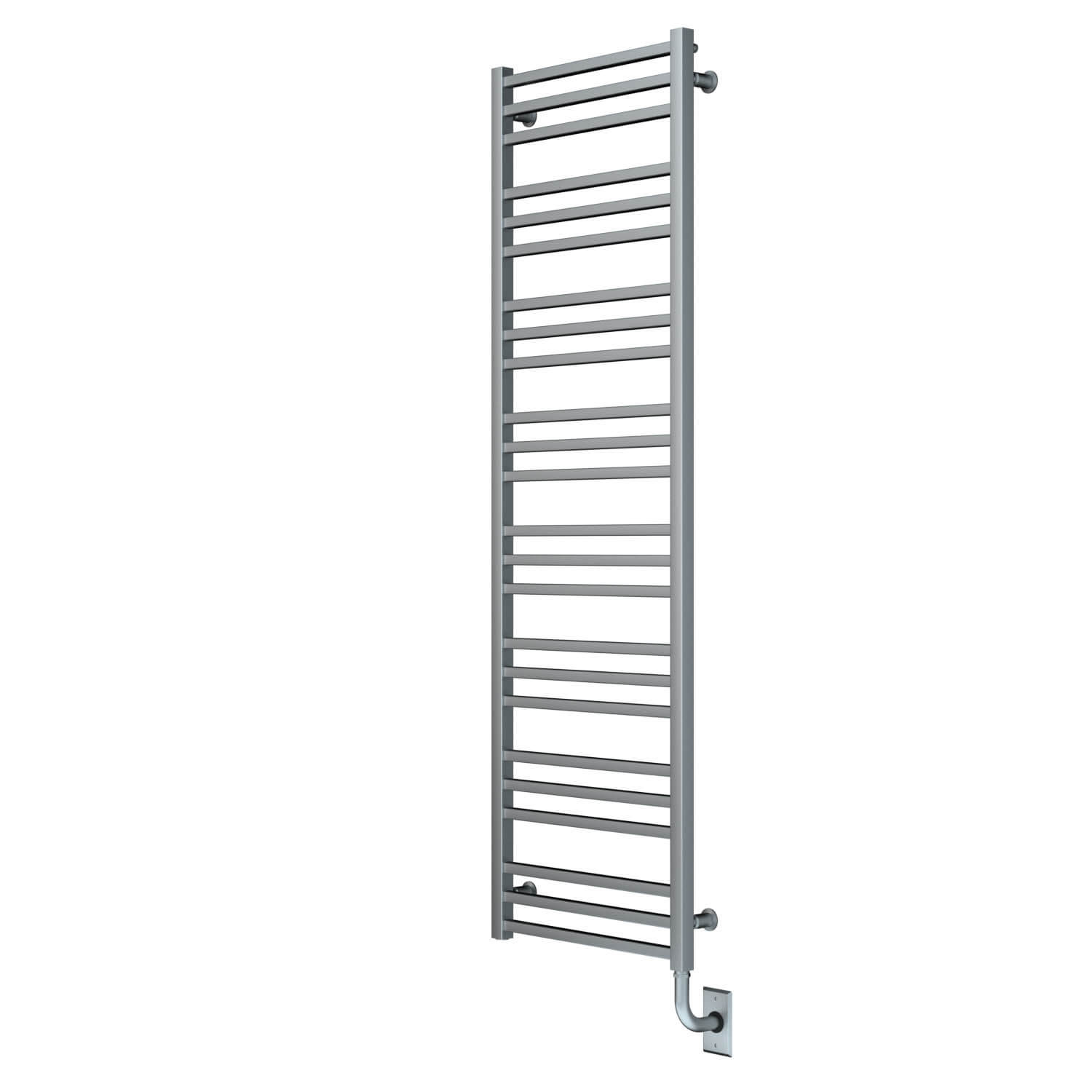 ICO Bath W3704 Tuzio Avento 19.5"x64" Electric Hardwired Towel Warmer - Brushed Nickel