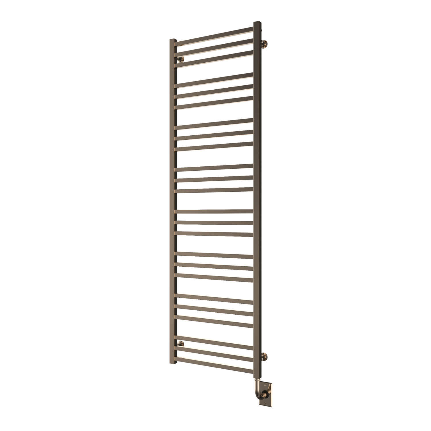 ICO Bath W3706 Tuzio Avento 19.5"x64" Electric Hardwired Towel Warmer - Polished Nickel