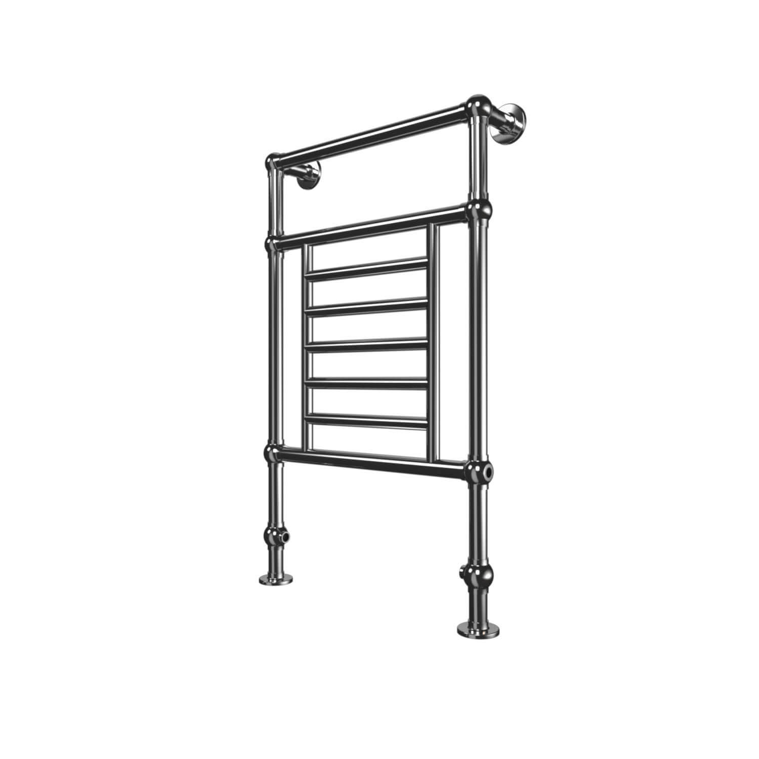 ICO Bath W6073 Tuzio Thames Thames Electric Hardwired Floor Standing Towel Warmer - Chrome