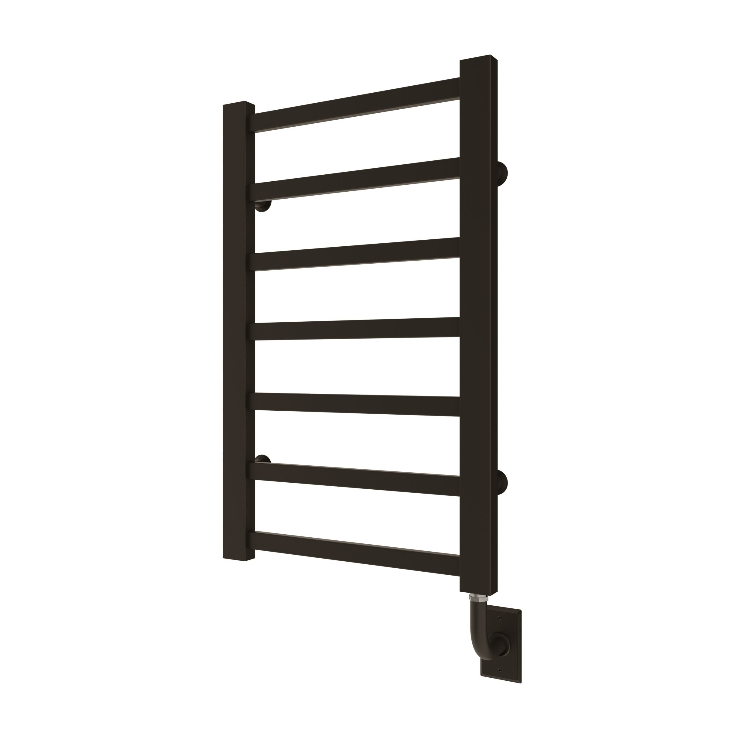 ICO Bath W7015 Tuzio Milano 19.5"x31" Electric Hardwired Towel Warmer - Matte Black