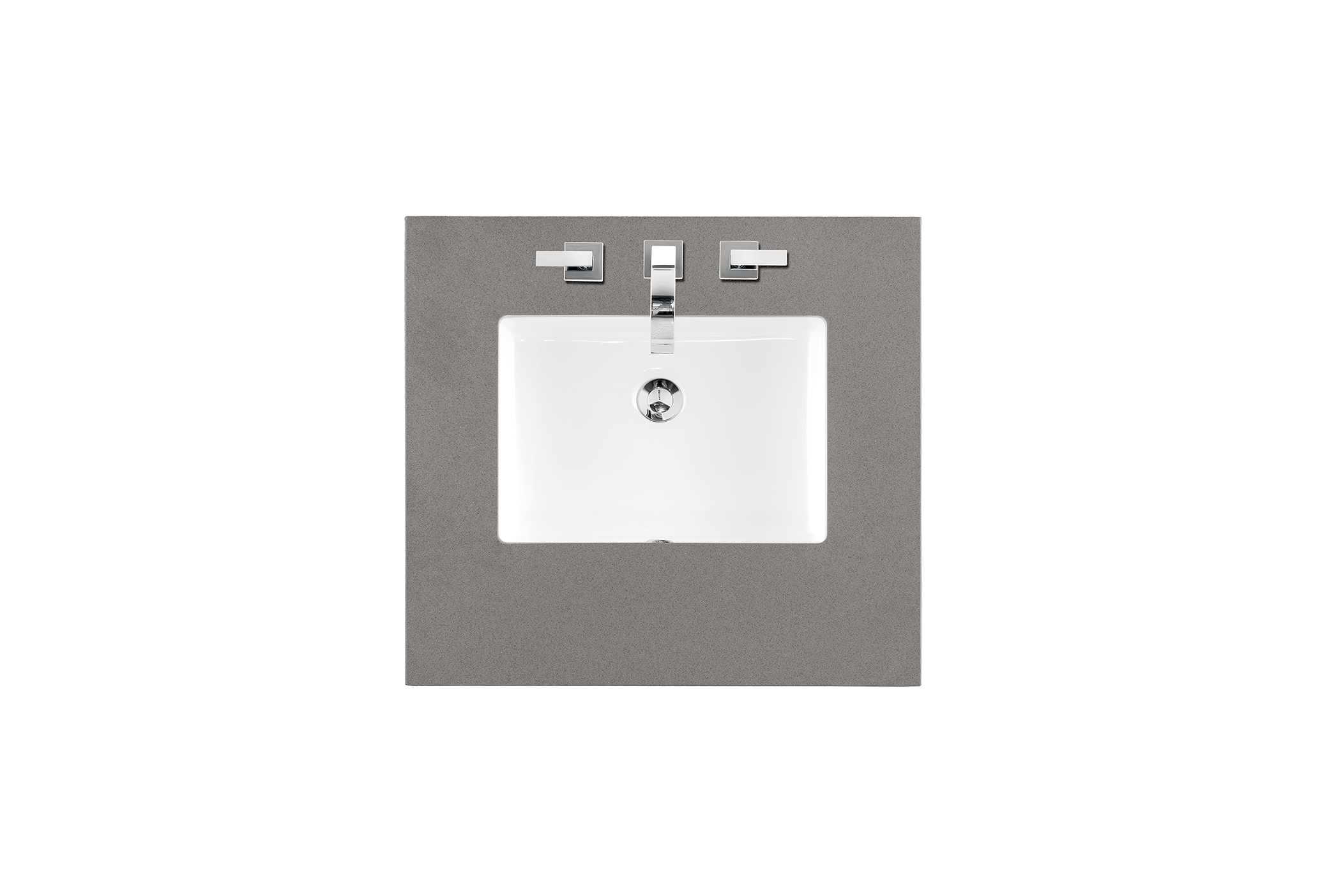 James Martin 050-S26-GEX-SNK 26" Single Top, 3 CM Grey Expo Quartz w/ Sink