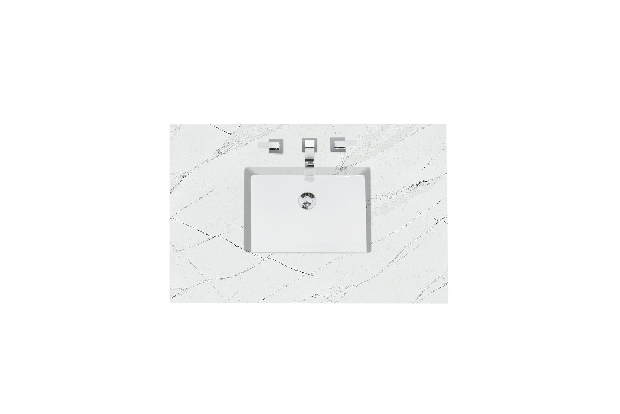 James Martin 050-S36-ENC-SNK 36" Single Top, 3 CM Ethereal Noctis Quartz w/ Sink