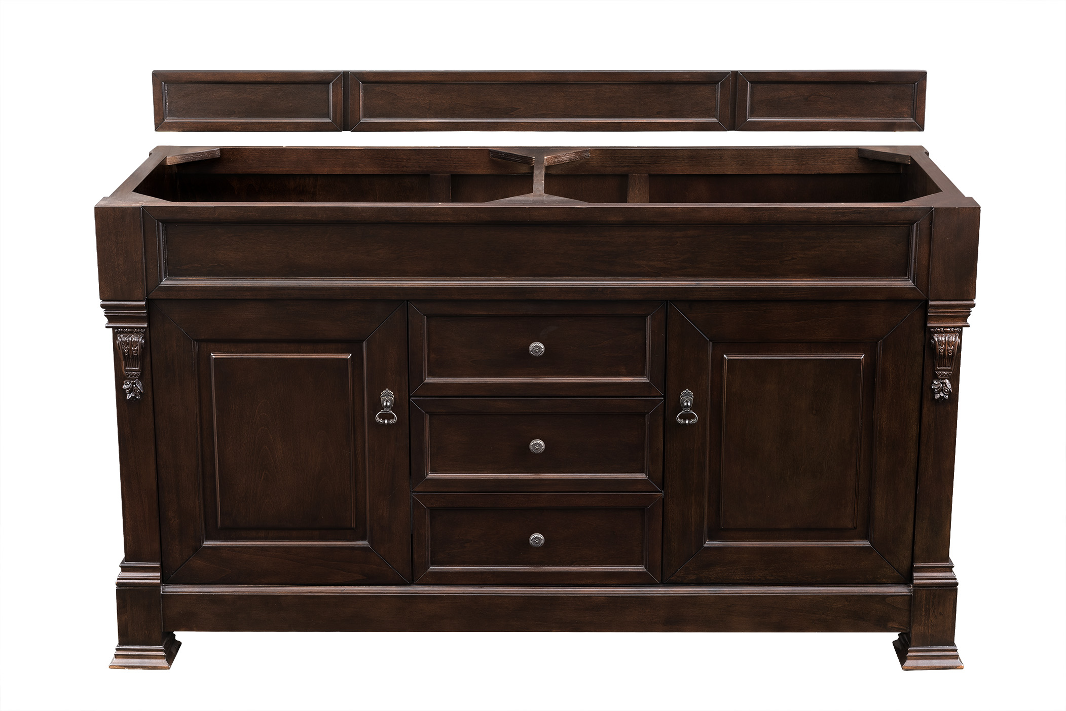 James Martin 147-114-5661 Brookfield 60" Burnished Mahogany Double Vanity