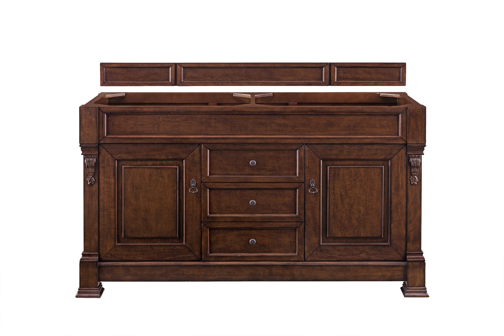 James Martin 147-114-5681 Brookfield 60" Warm Cherry Double Vanity