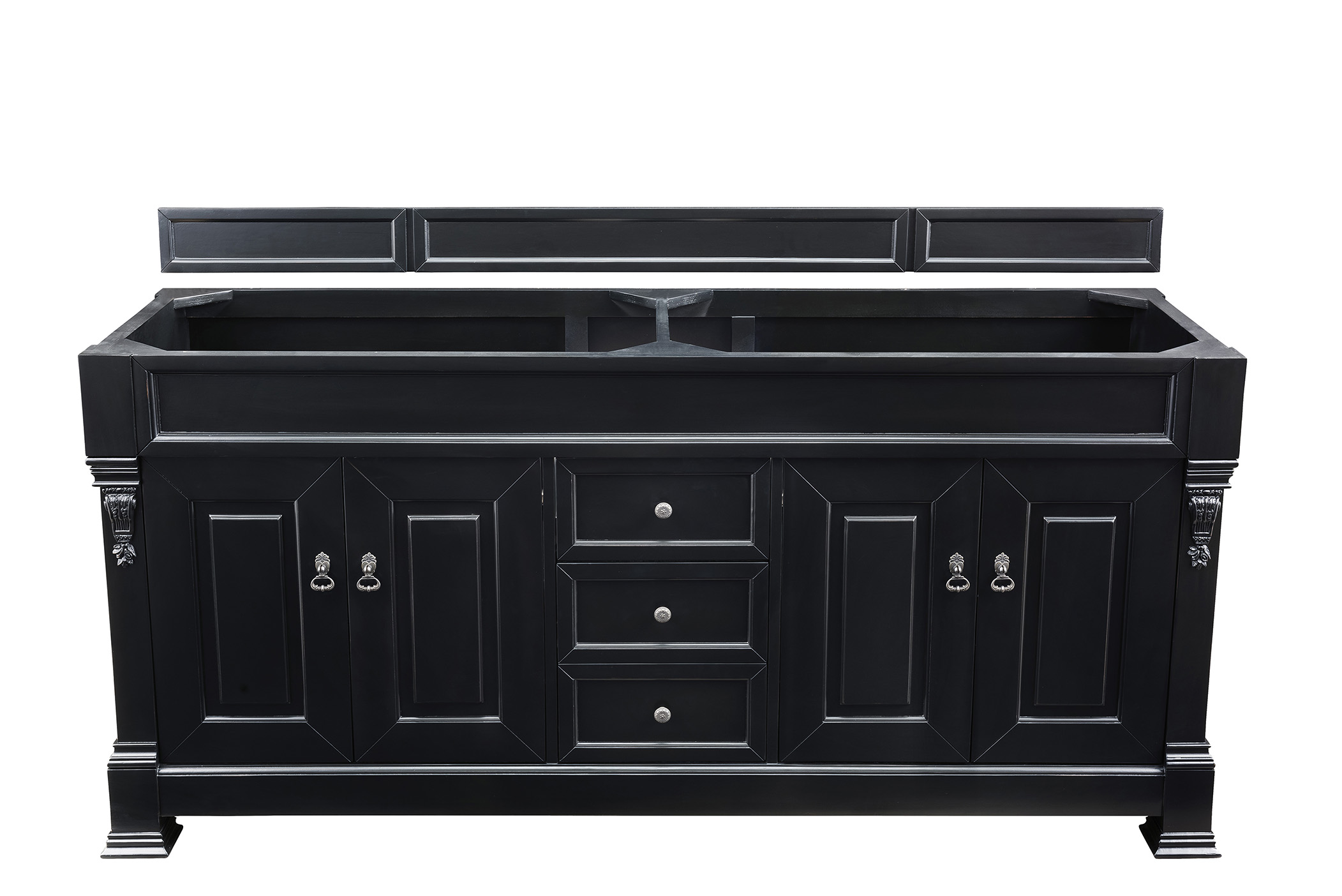 James Martin 147-114-5731 Brookfield 72" Antique Black Double Vanity