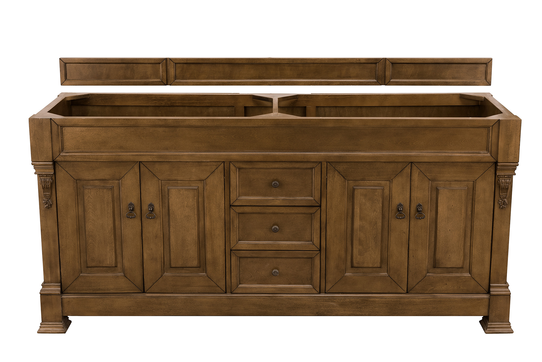 James Martin 147-114-5771 Brookfield 72" Country Oak Double Vanity