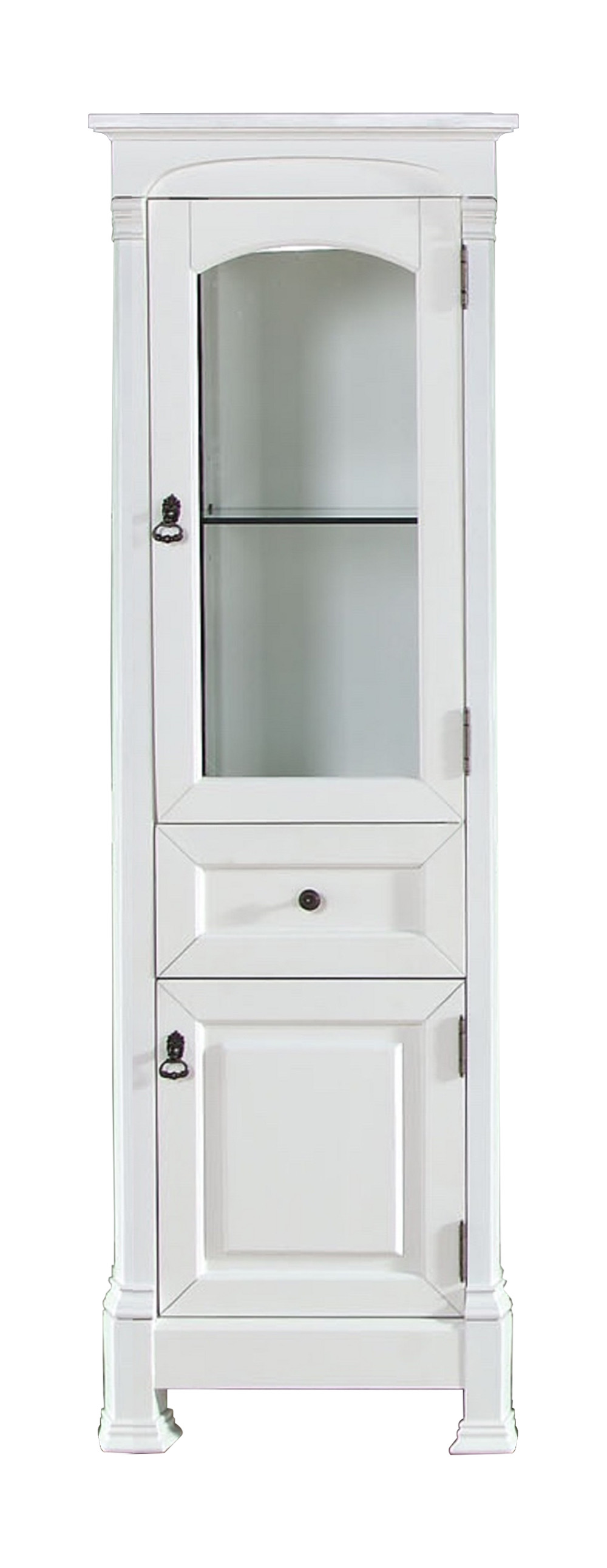 James Martin 147-L20-BW Brookfield 20" Linen Cabinet, Bright White