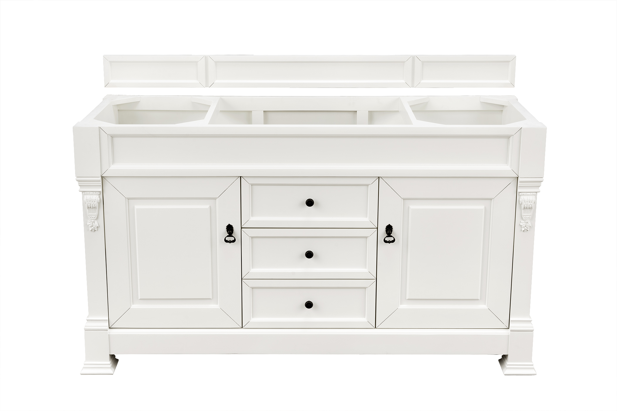 James Martin 147-V60S-BW Brookfield 60" Bright White Single Vanity