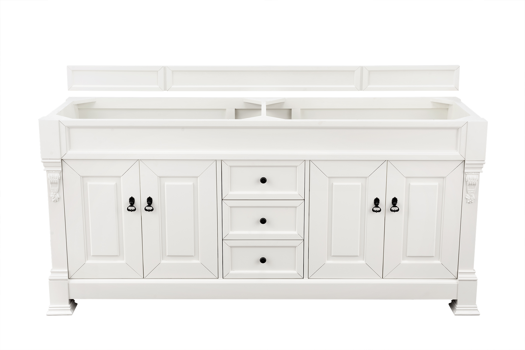 James Martin 147-V72-BW Brookfield 72" Bright White Double Vanity