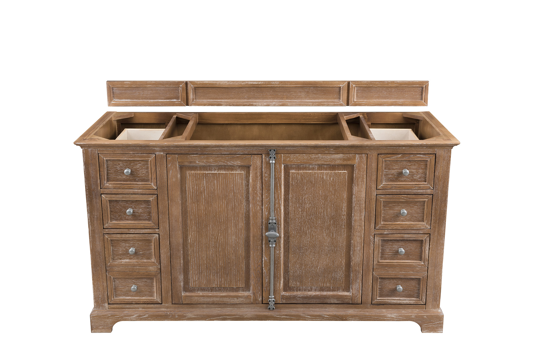 James Martin 238-105-5311 Providence 60" Single Vanity Cabinet, Driftwood - Click Image to Close