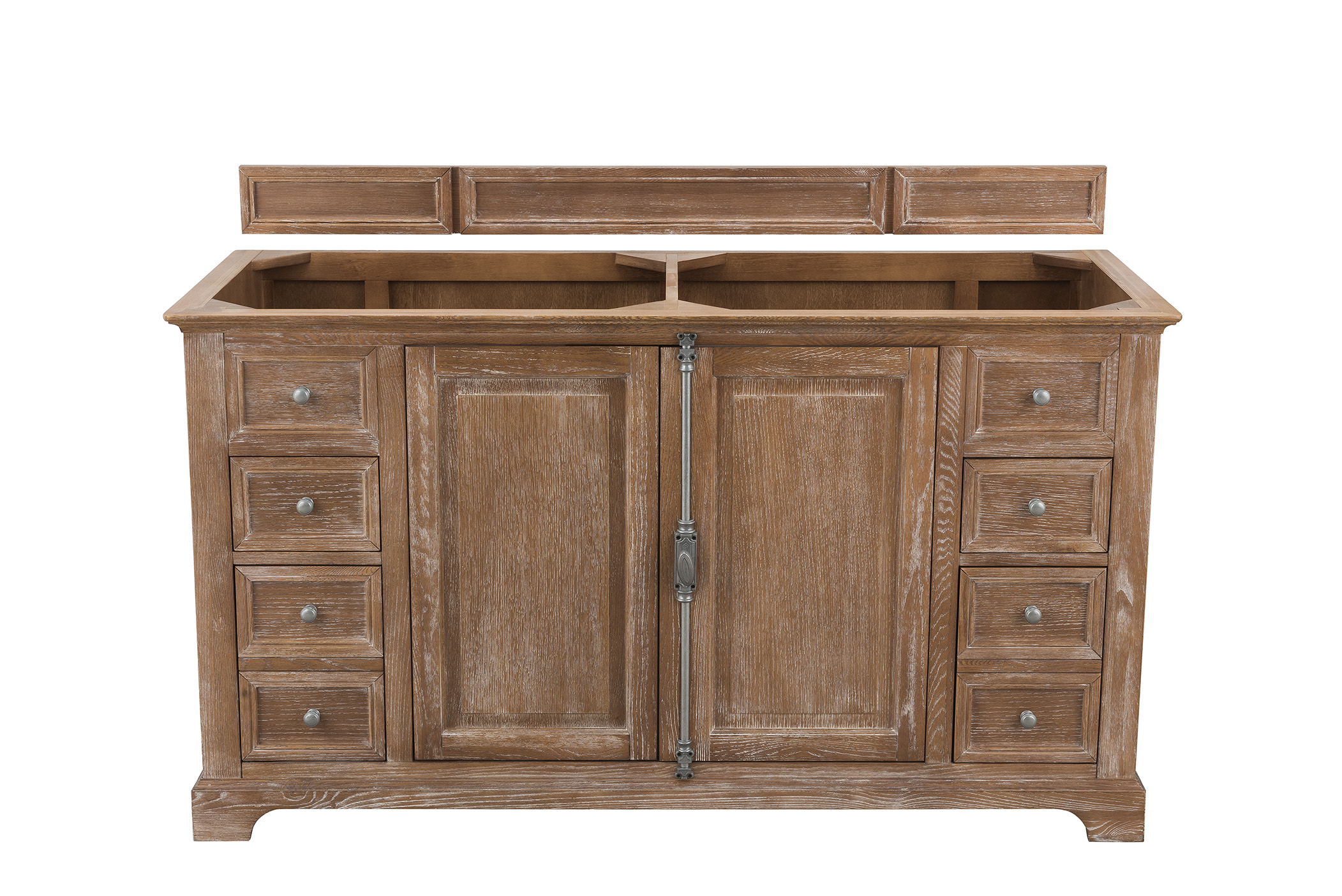 James Martin 238-105-5611 Providence 60" Double Vanity Cabinet, Driftwood