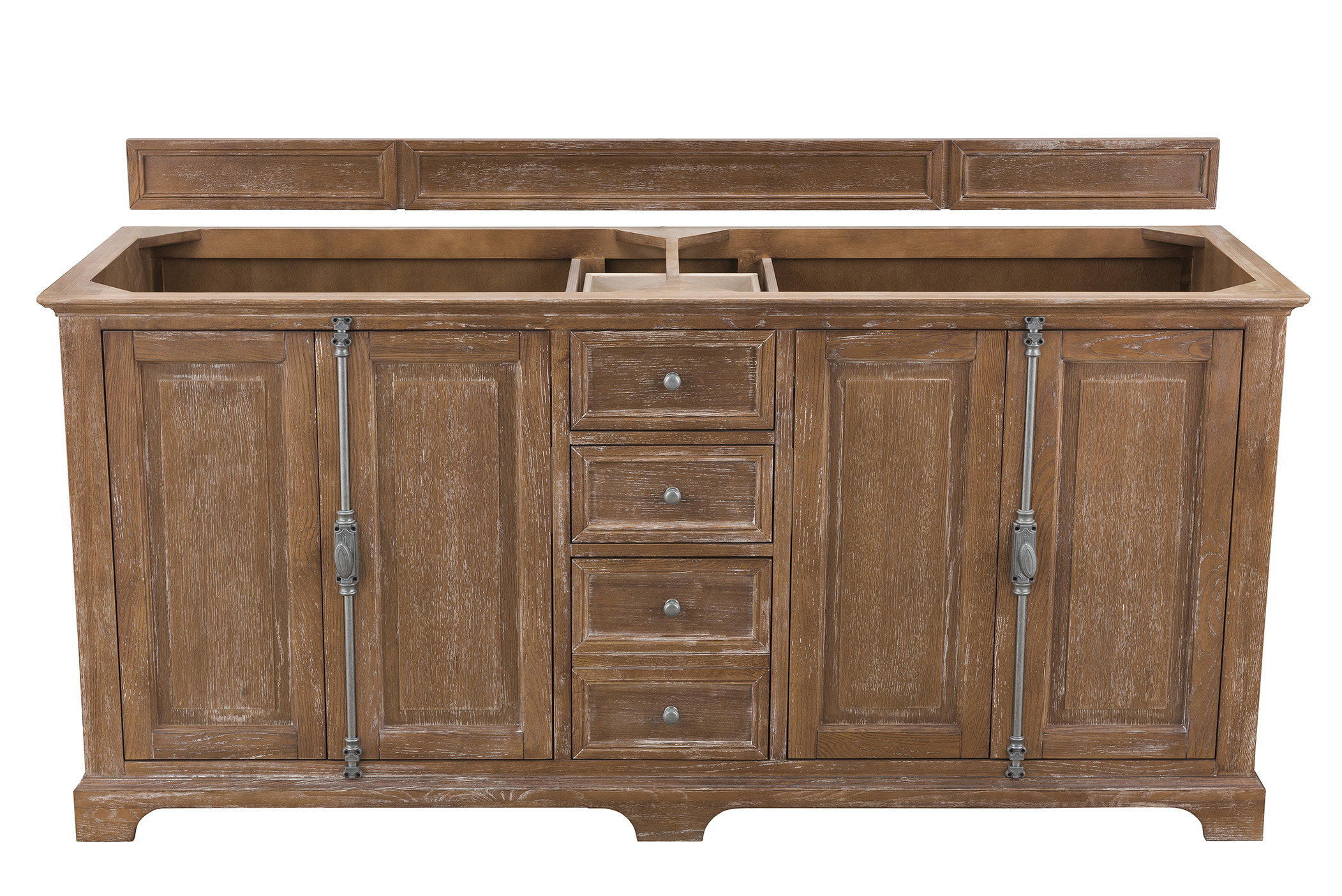 James Martin 238-105-5711 Providence 72" Double Vanity Cabinet, Driftwood