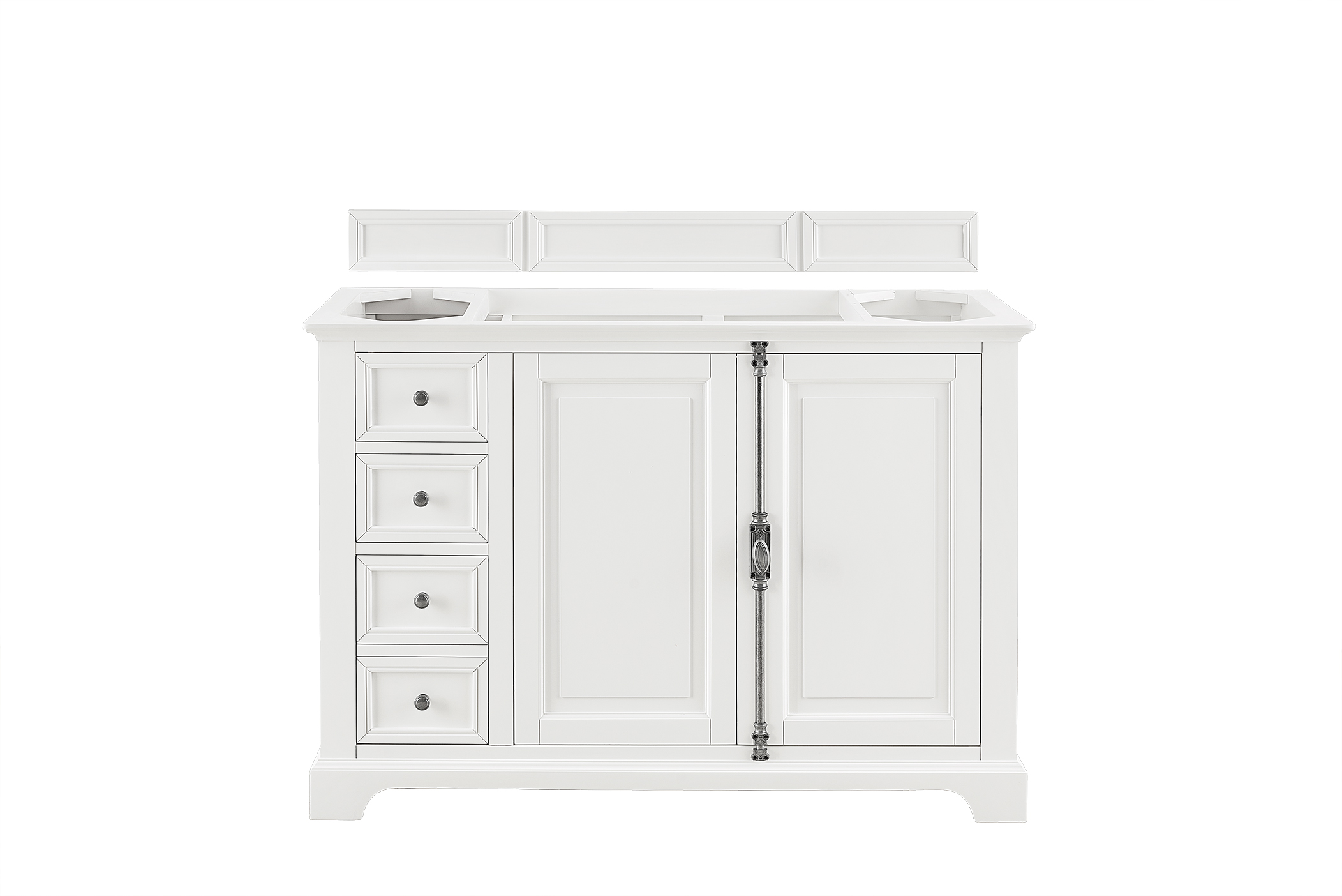 James Martin 238-105-V48-BW Providence 48" Single Vanity Cabinet, Bright White