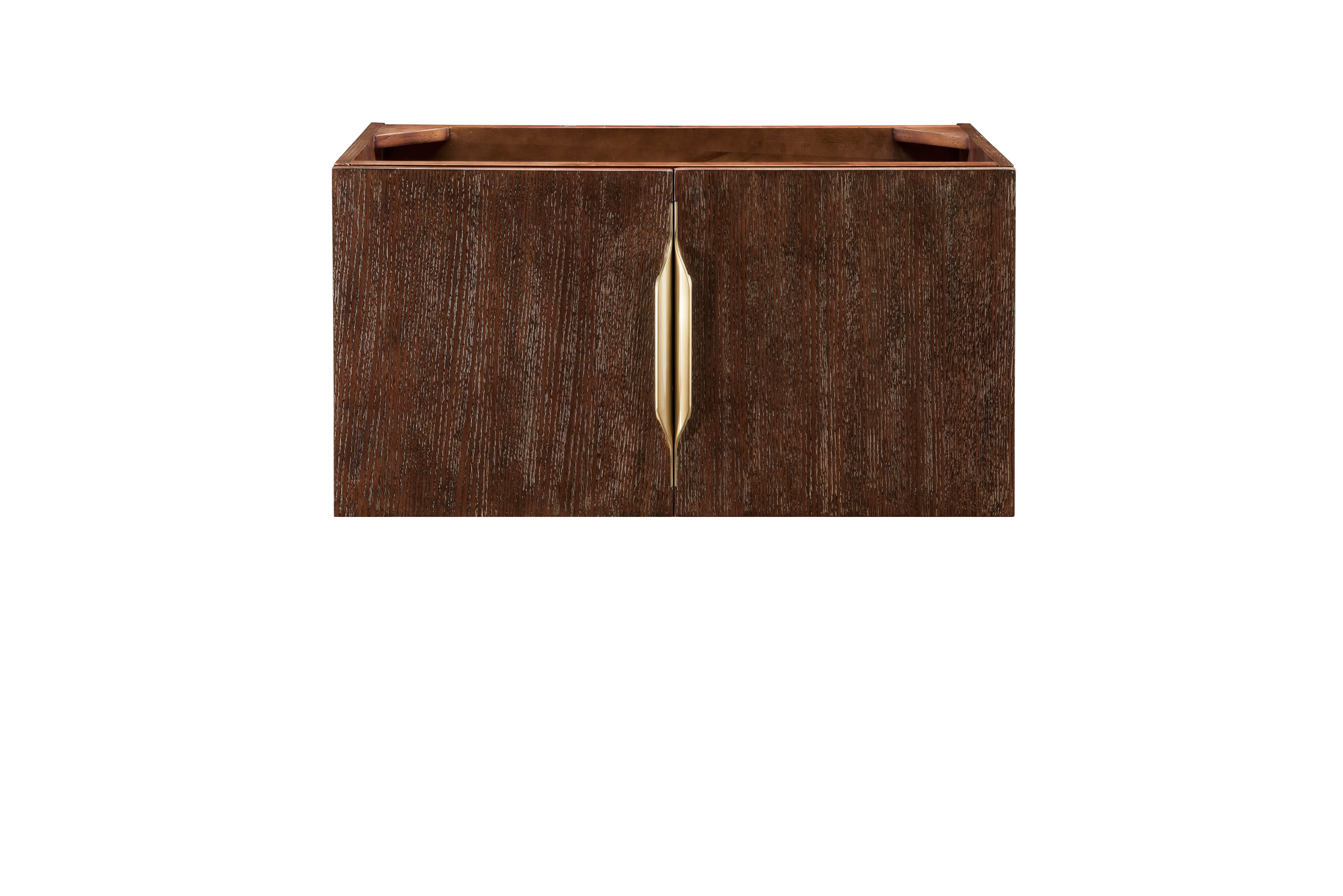 James Martin 388-V31.5-CFO Columbia 31.5" Single Vanity Cabinet, Coffee Oak