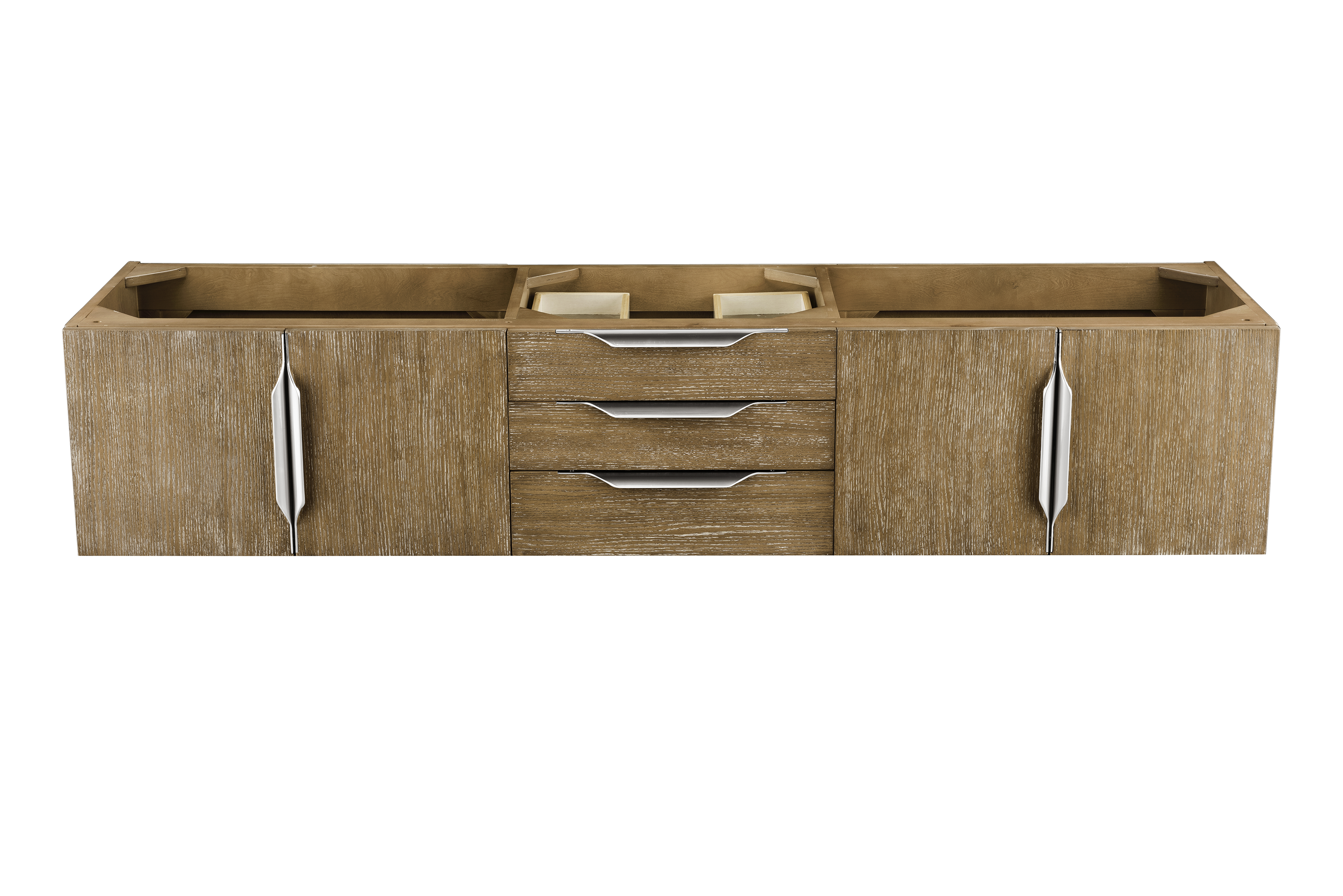 James Martin 389-V72D-LTO-A Mercer Island 72" Double Vanity, Latte Oak