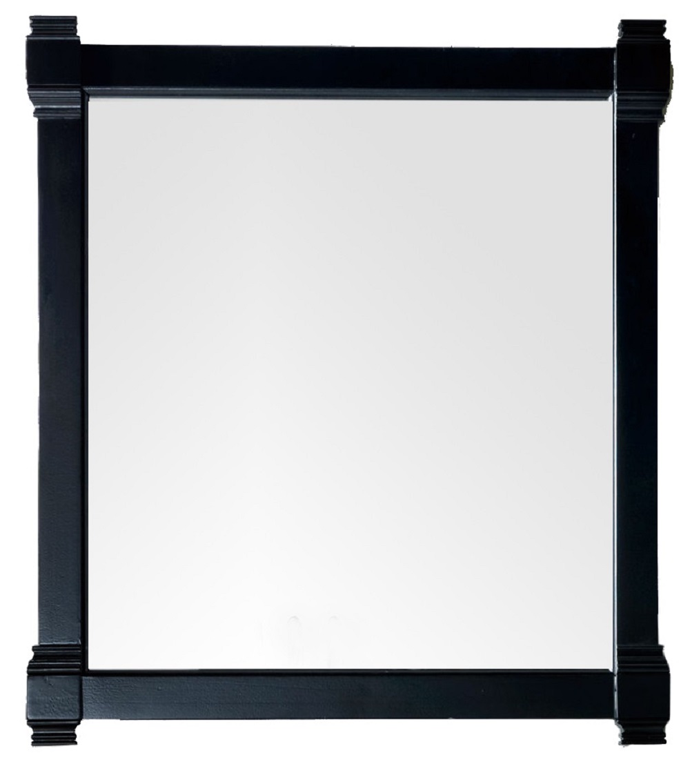 James Martin 650-M35-BKO Brittany 35" Mirror, Black Onyx - Click Image to Close