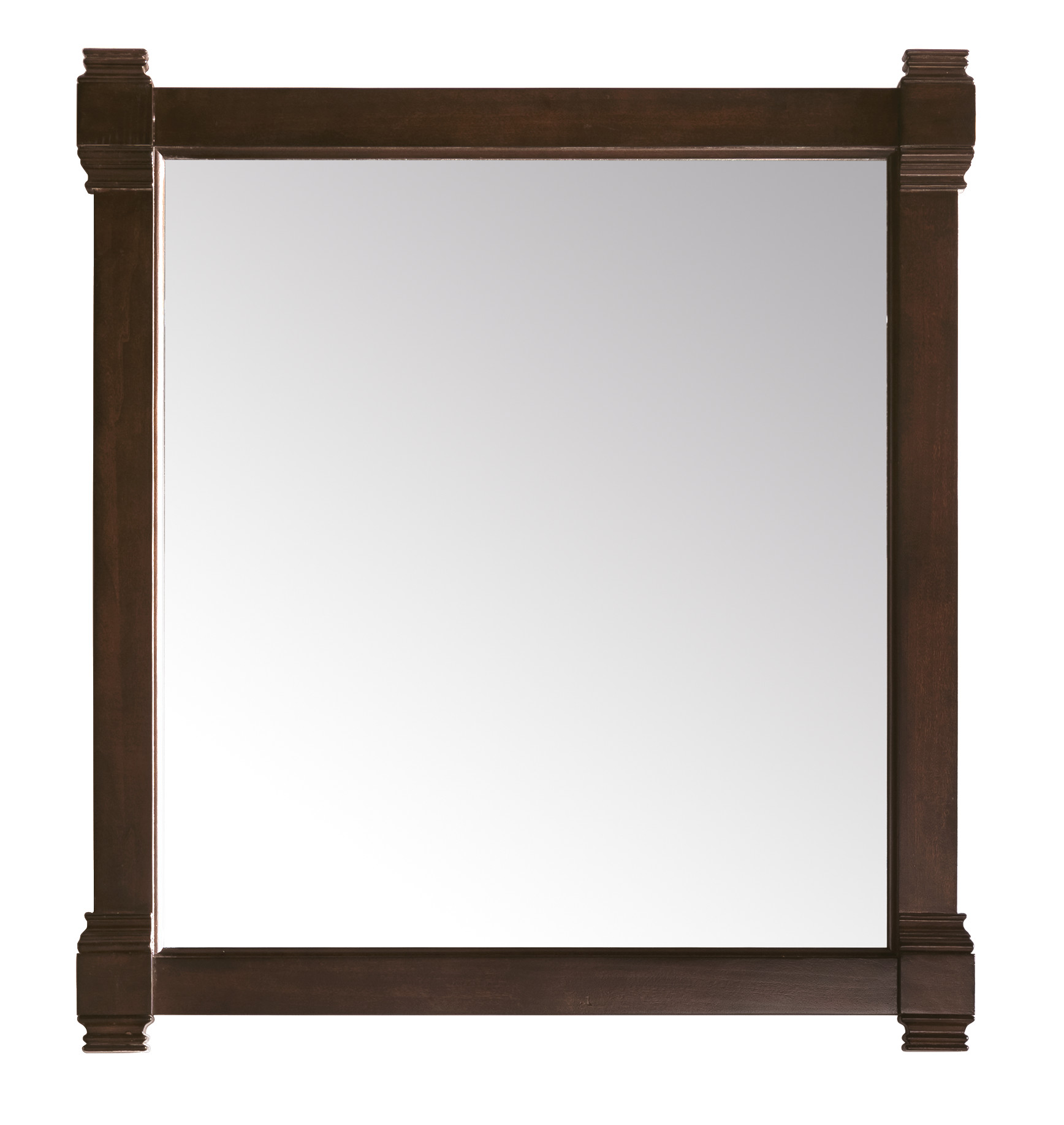 James Martin 650-M35-BNM Brittany 35" Mirror, Burnished Mahogany - Click Image to Close