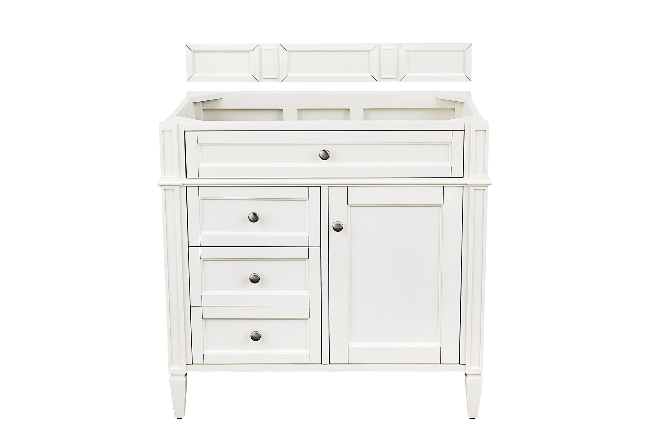 James Martin 650-V36-BW Brittany 36" Bright White Single Vanity