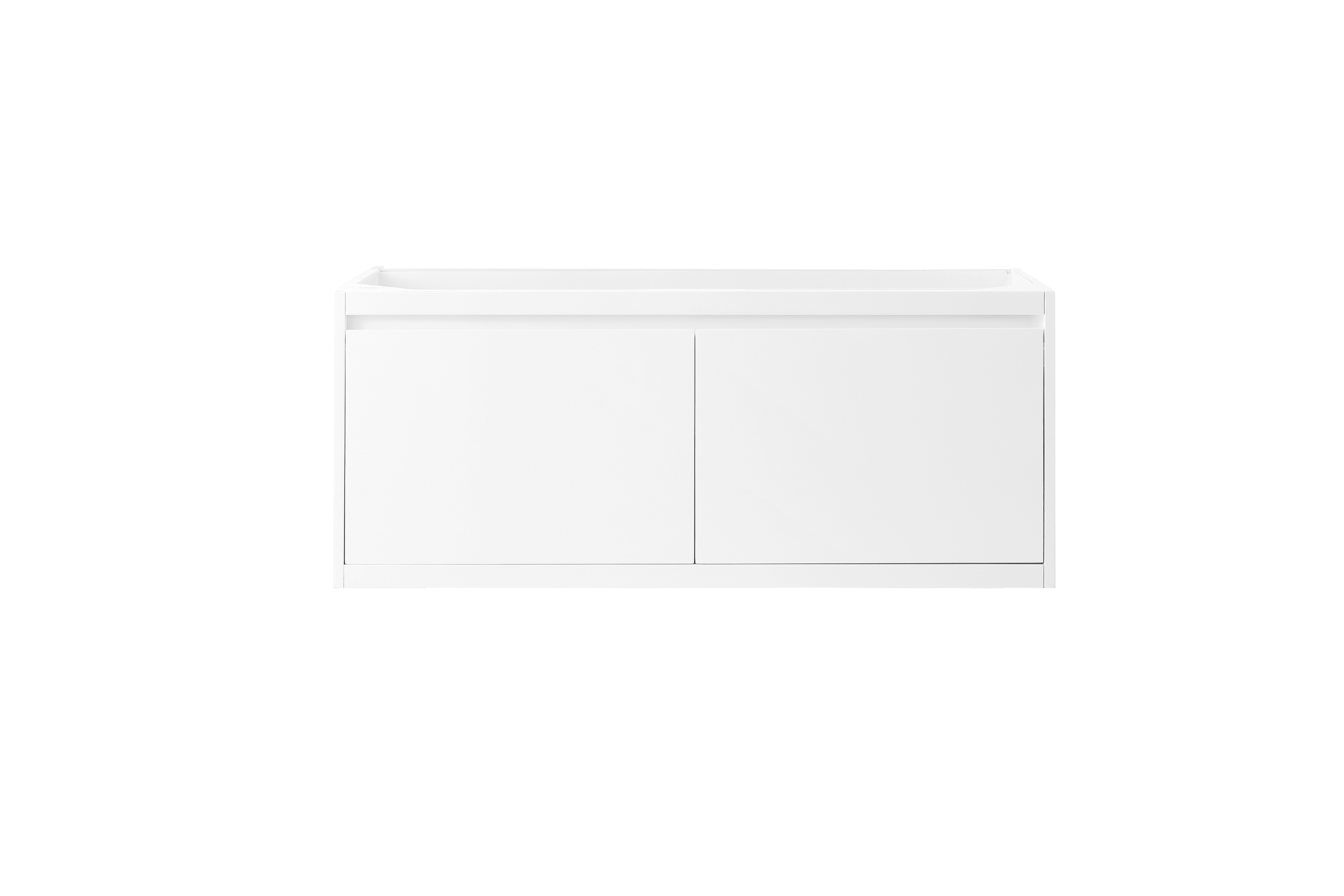 James Martin 801-V47.3-GW Milan 47.3" Single Vanity Cabinet, Glossy White