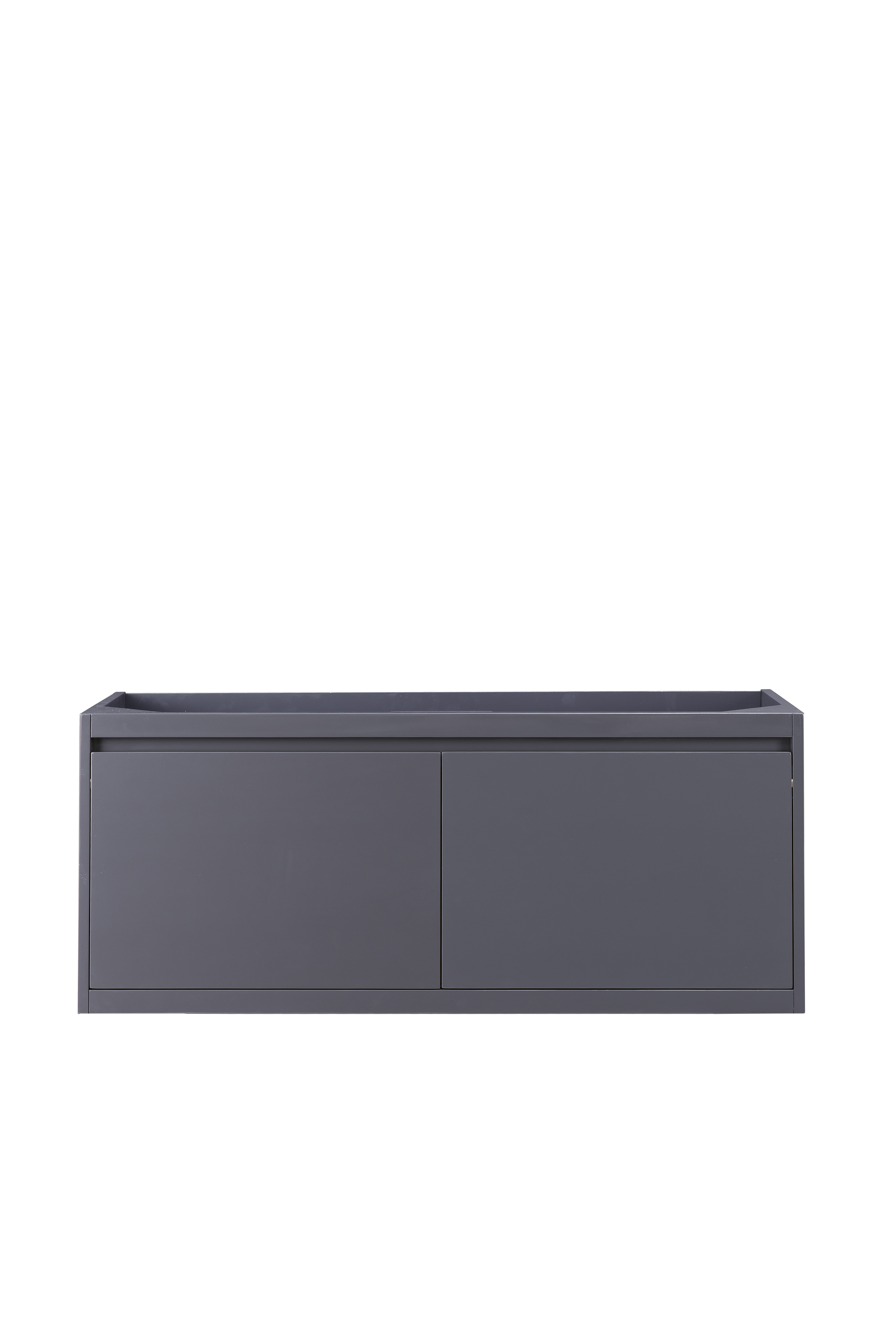 James Martin 801-V47.3-MGG Milan 47.3" Single Vanity Cabinet, Modern Grey Glossy - Click Image to Close