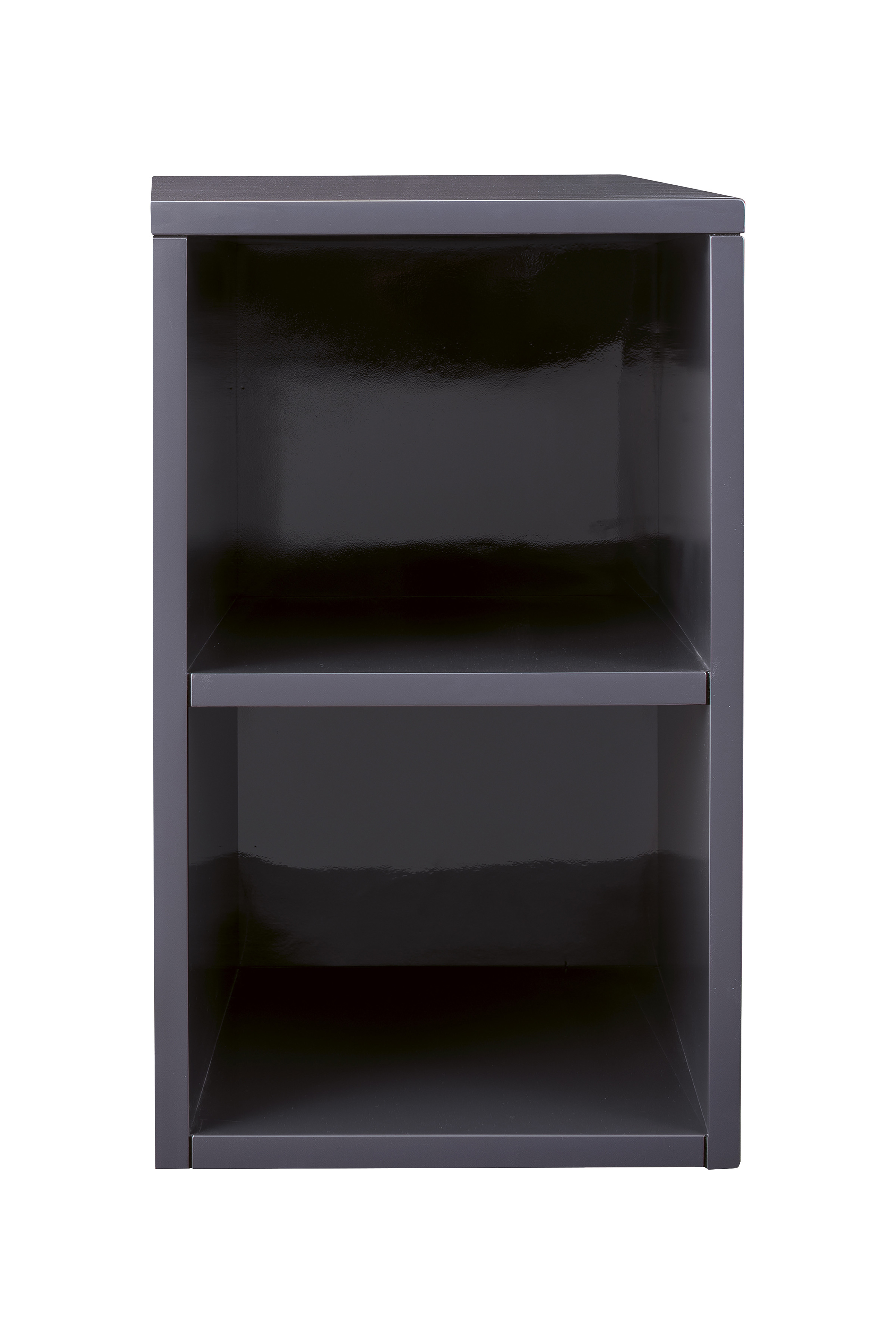 James Martin 803-SC1220-MGG Milan 12" Storage Cabinet (Short), Modern Grey Glossy