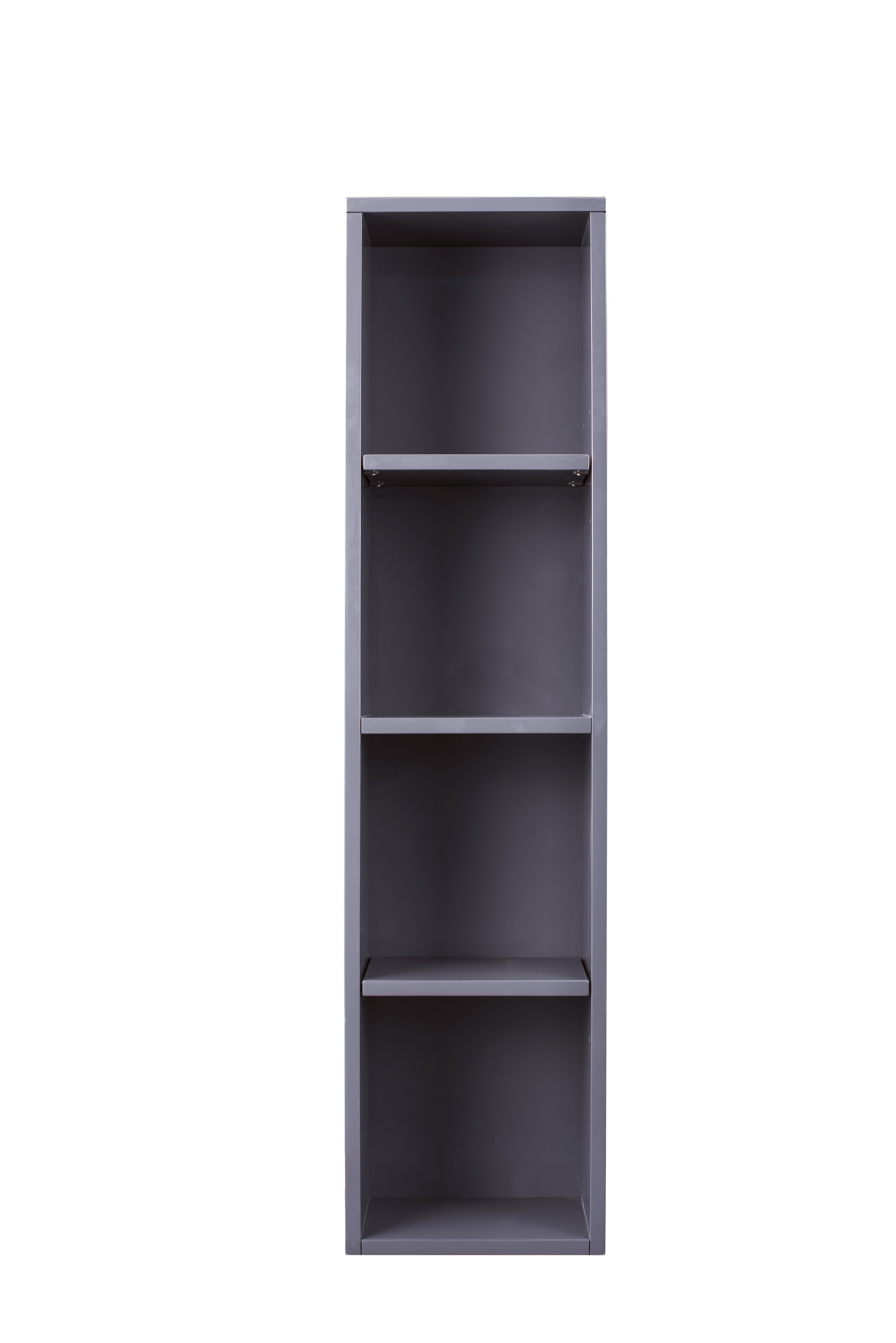 James Martin 803-SC1248-MGG Milan 12" Storage Cabinet (Tall), Modern Grey Glossy