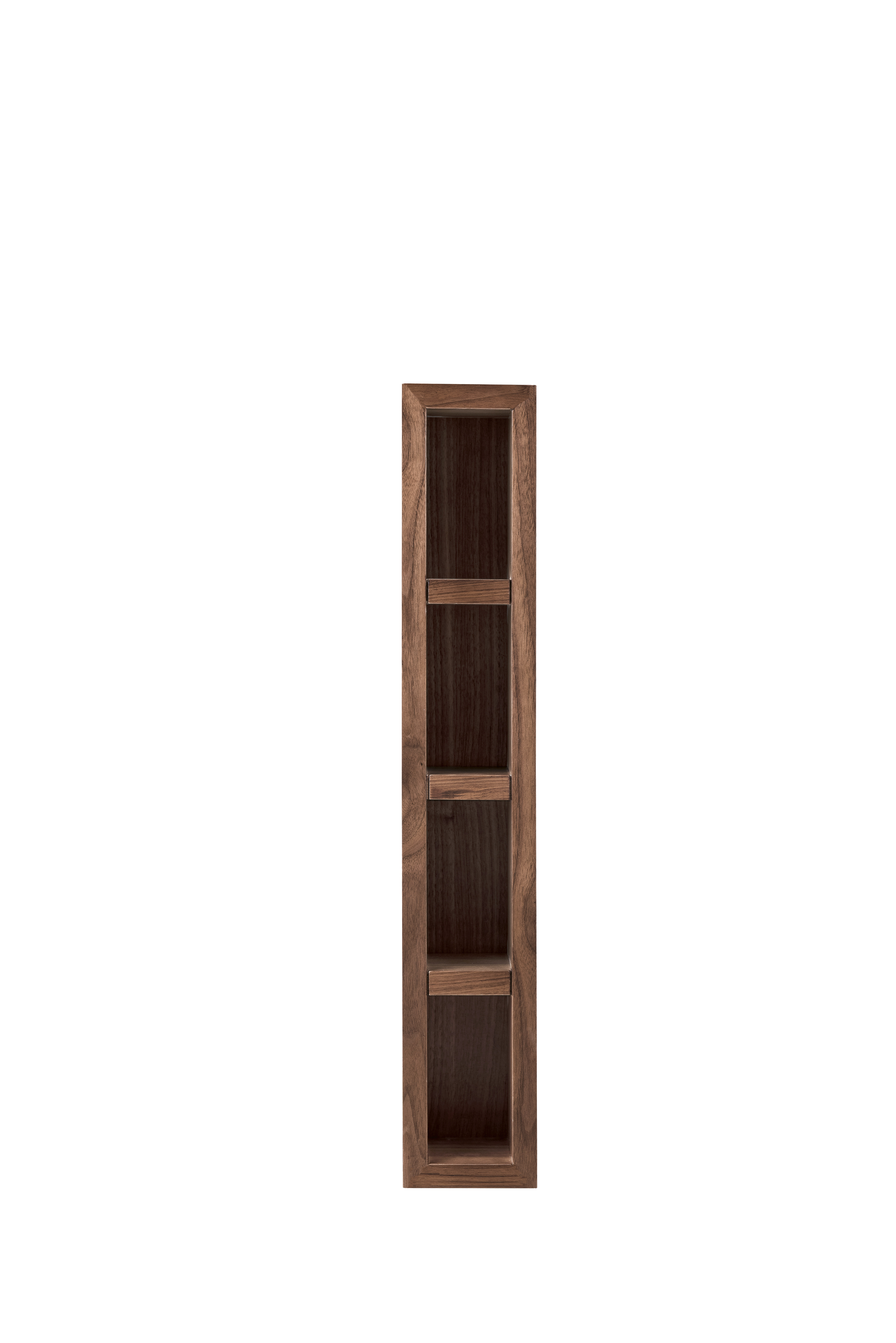 James Martin 803-SC424-WLT Milan 12" Storage Cabinet (Small), Mid Century Walnut