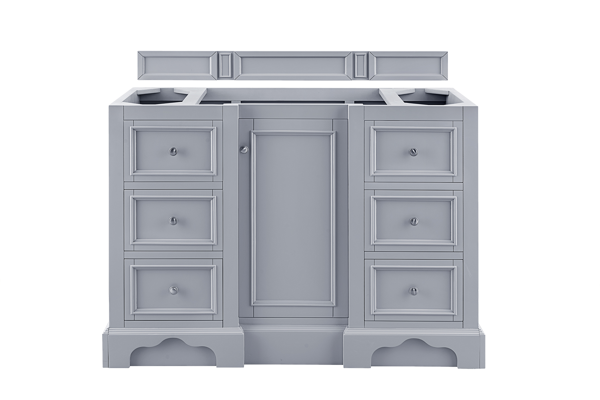 James Martin 825-V48-SL De Soto 48" Single Vanity, Silver Gray