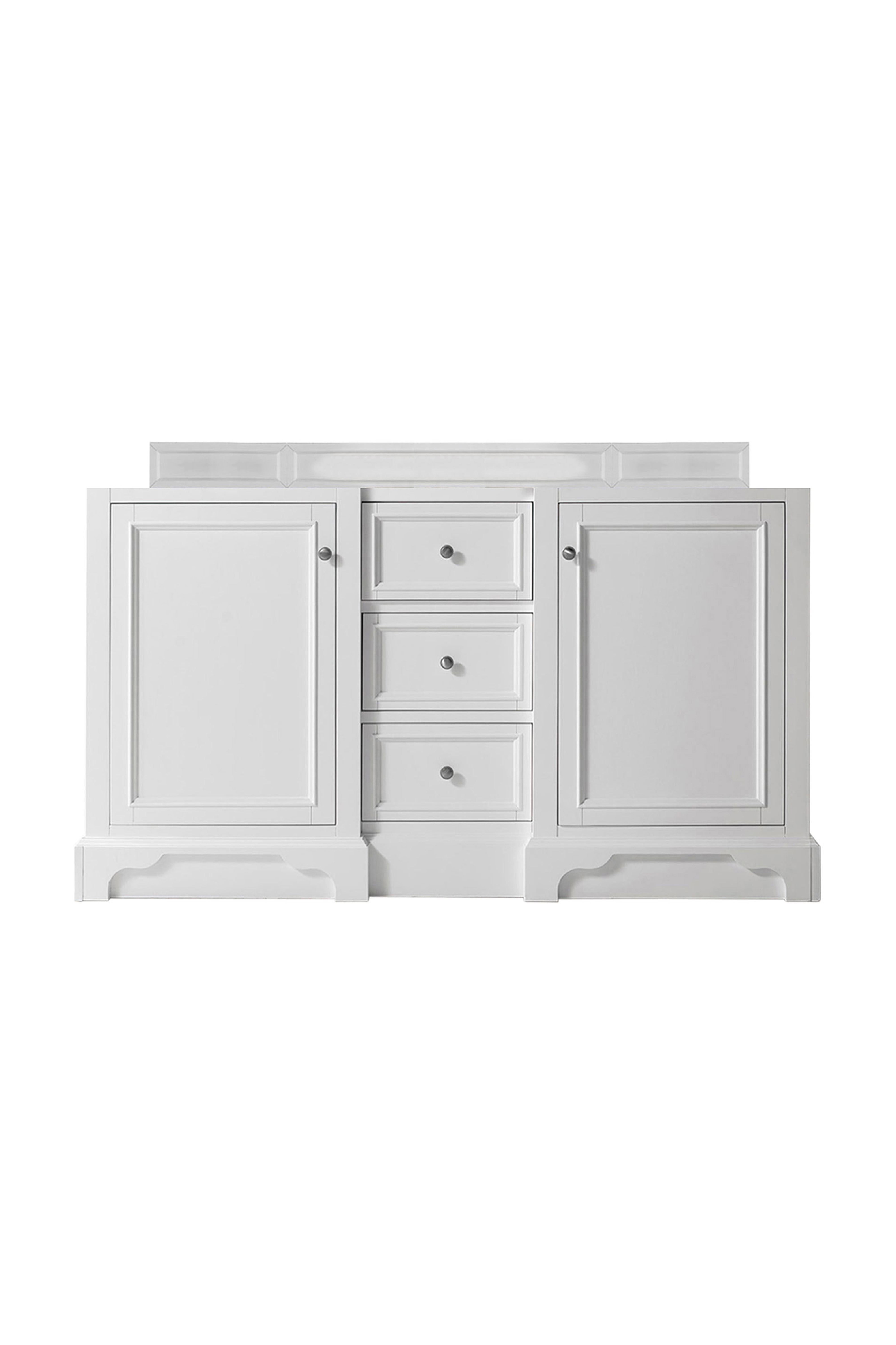 James Martin 825-V60D-BW De Soto 60" Double Vanity, Bright White