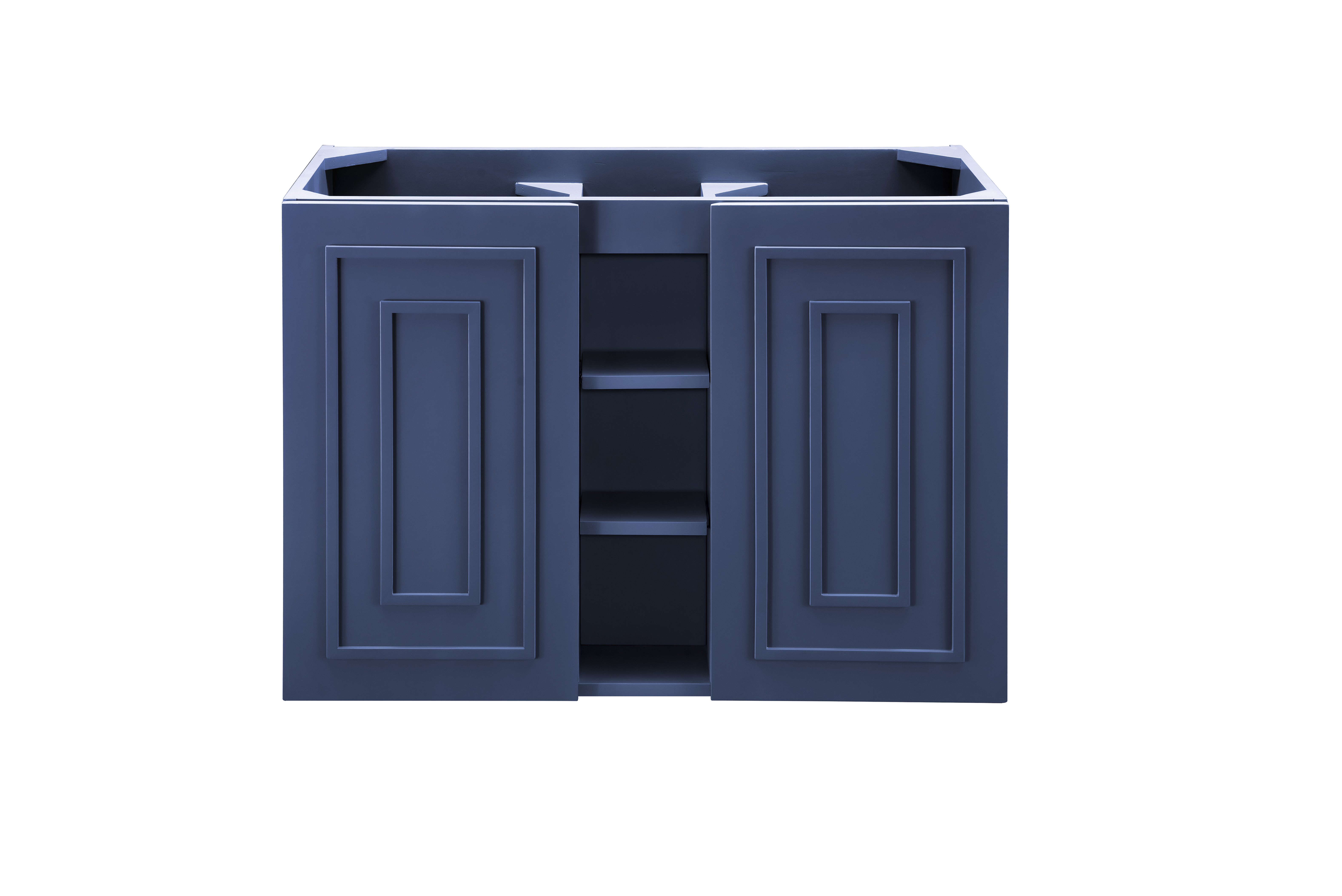 James Martin E110-V39.5-AZB Alicante' 39.5" Single Vanity Cabinet, Azure Blue - Click Image to Close