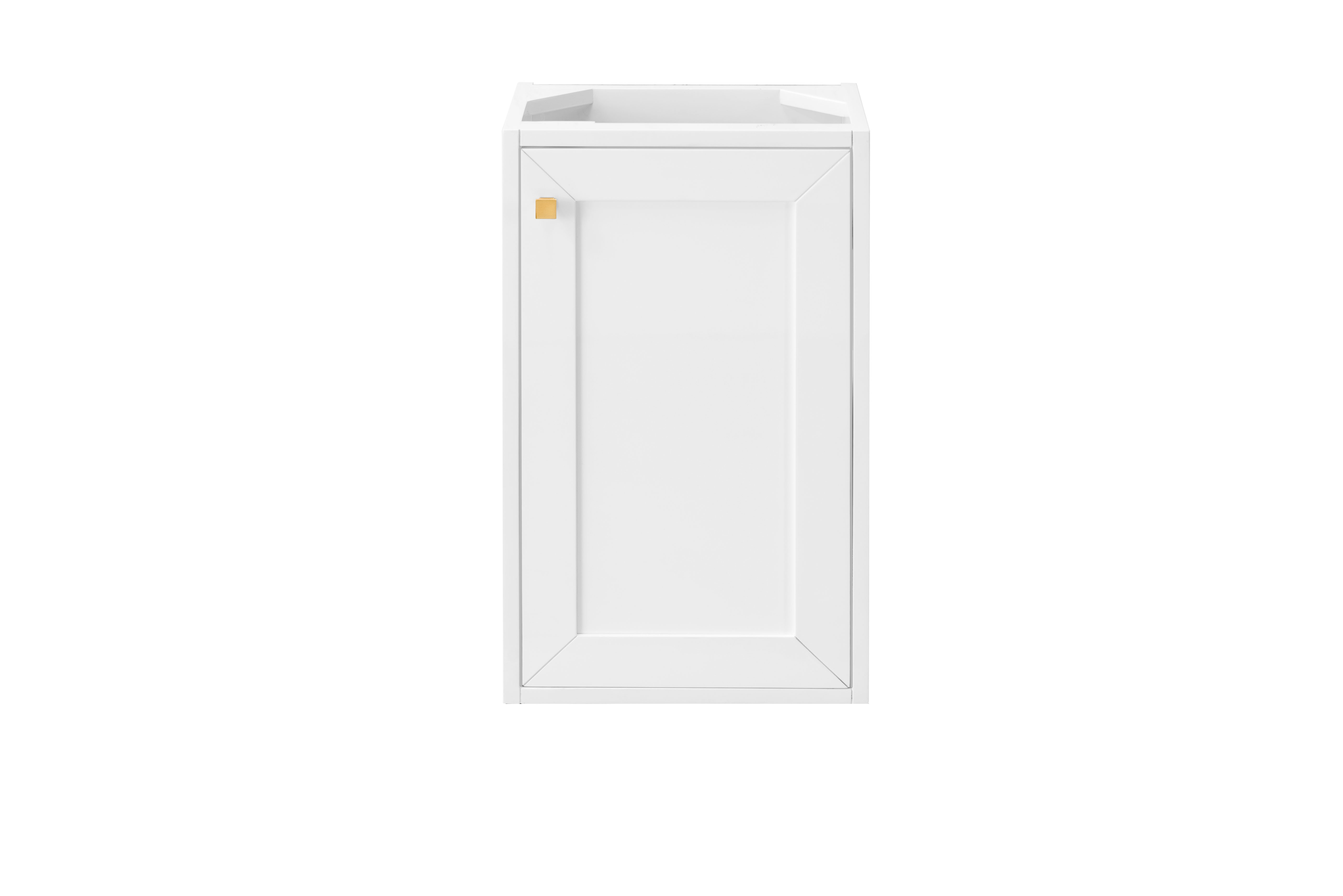 James Martin E303-V16-GW Chianti 16" Single Vanity Cabinet, Glossy White - Click Image to Close