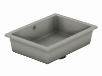 James Martin SNK-SS-RC-NCG Undermount Solid Surface Sink, Glossy Natural Concrete